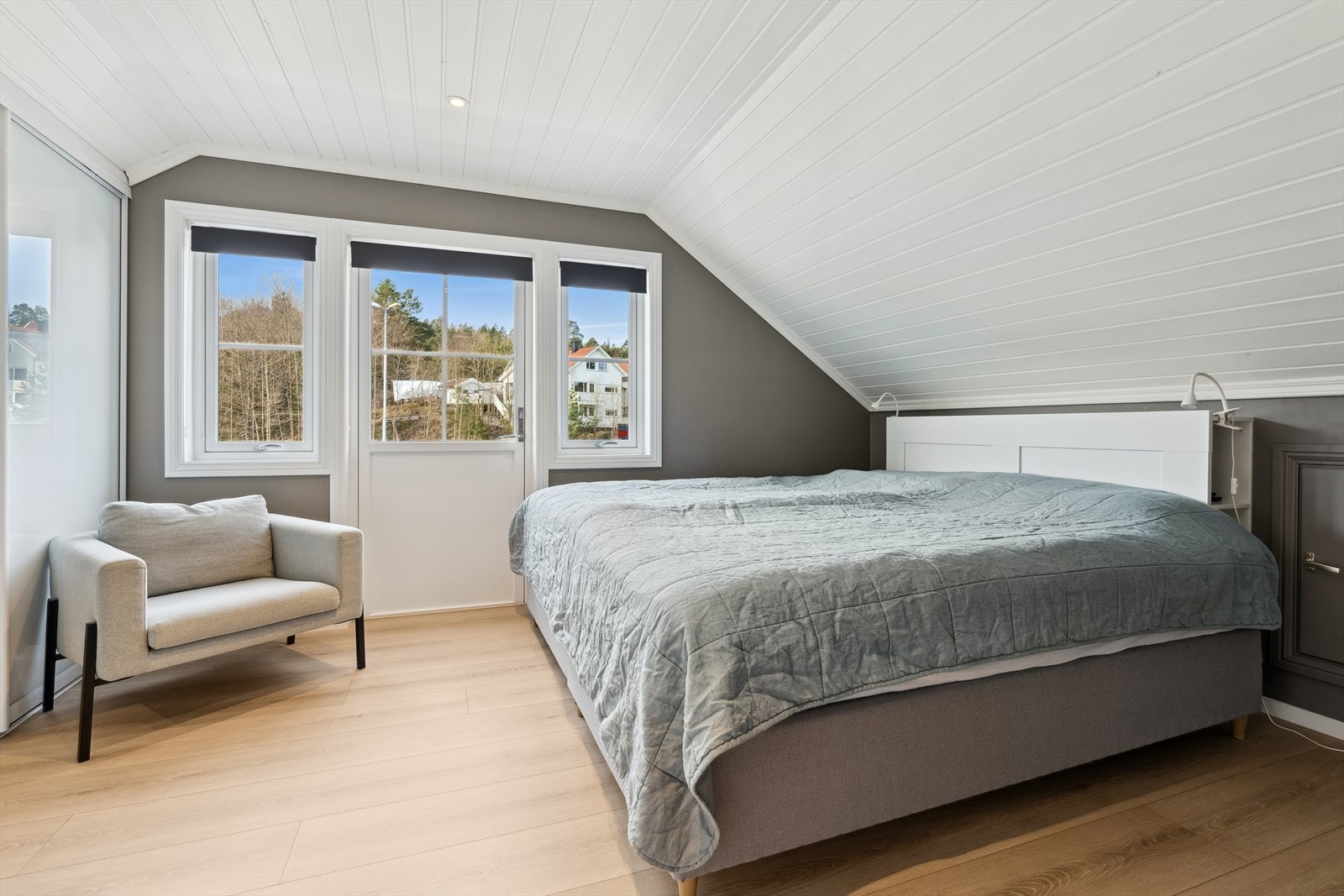 2 boder slått sammen til stort hovedsoverom (Rommet er godkjent som bod og ikke for varig opphold) Galleribilde