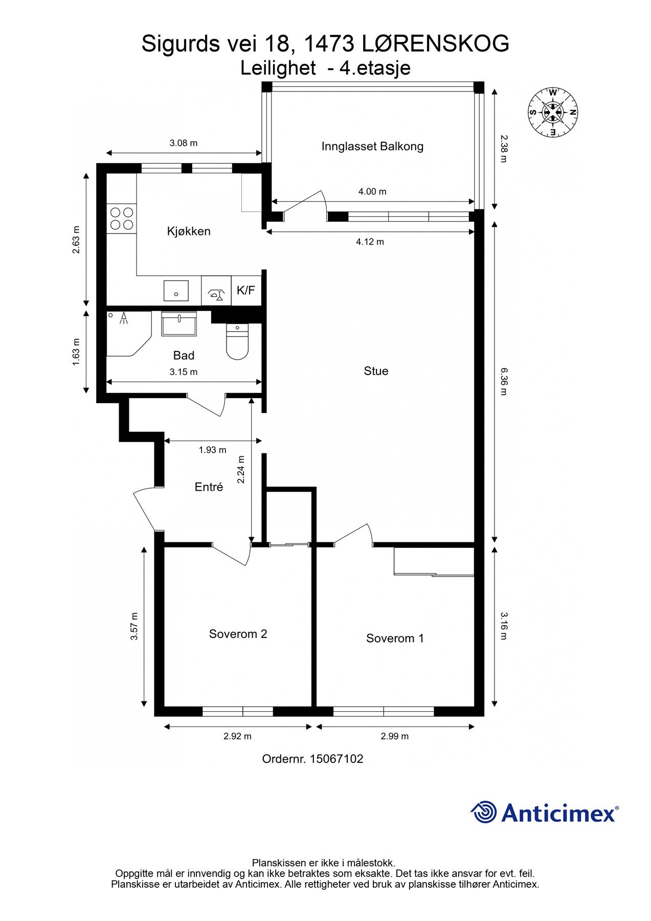 Planskisse. Galleribilde