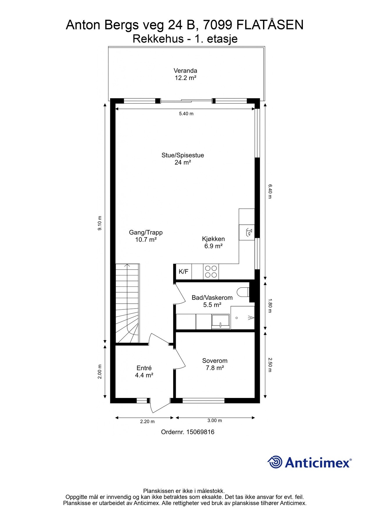 Plantegning 1. etasje. Galleribilde