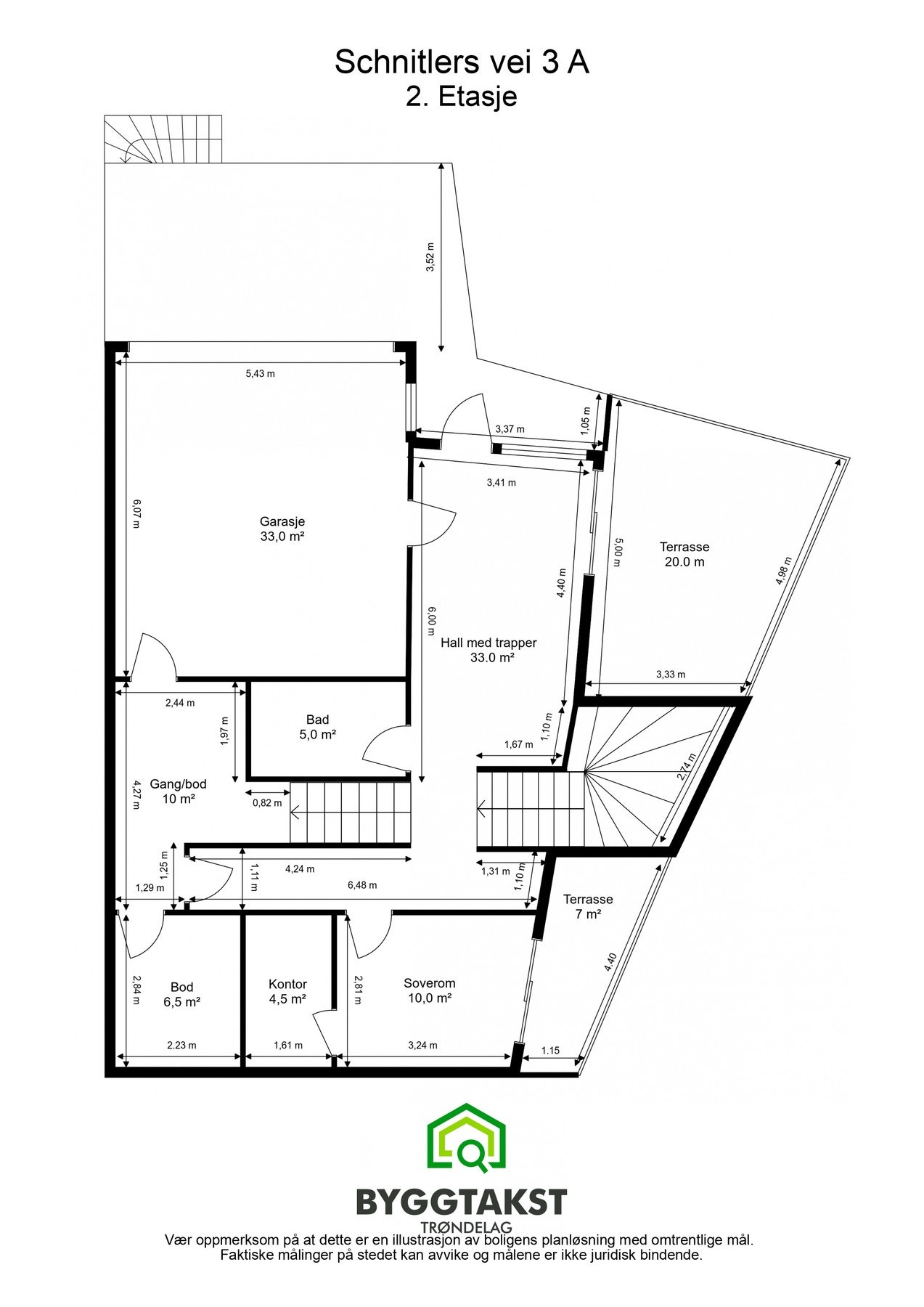 Planskisse 2. Etasje. Galleribilde