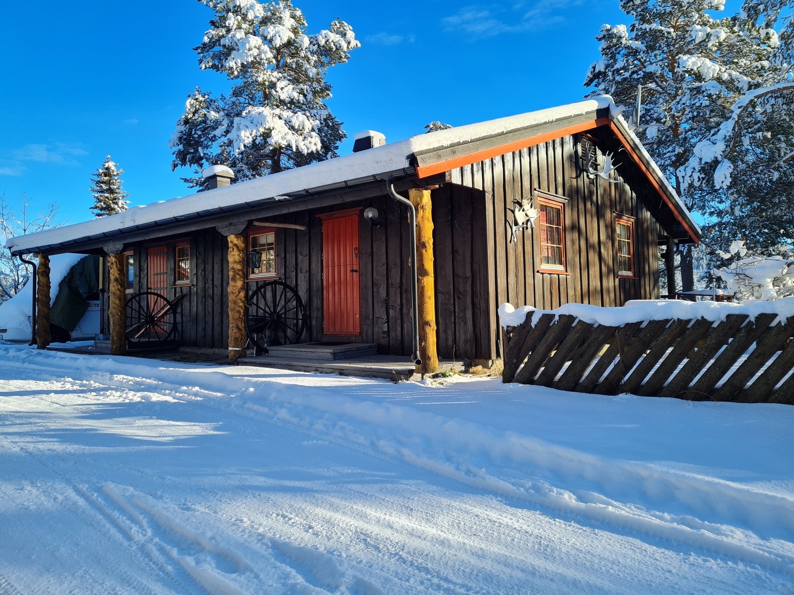 Bilveg helt frem Galleribilde