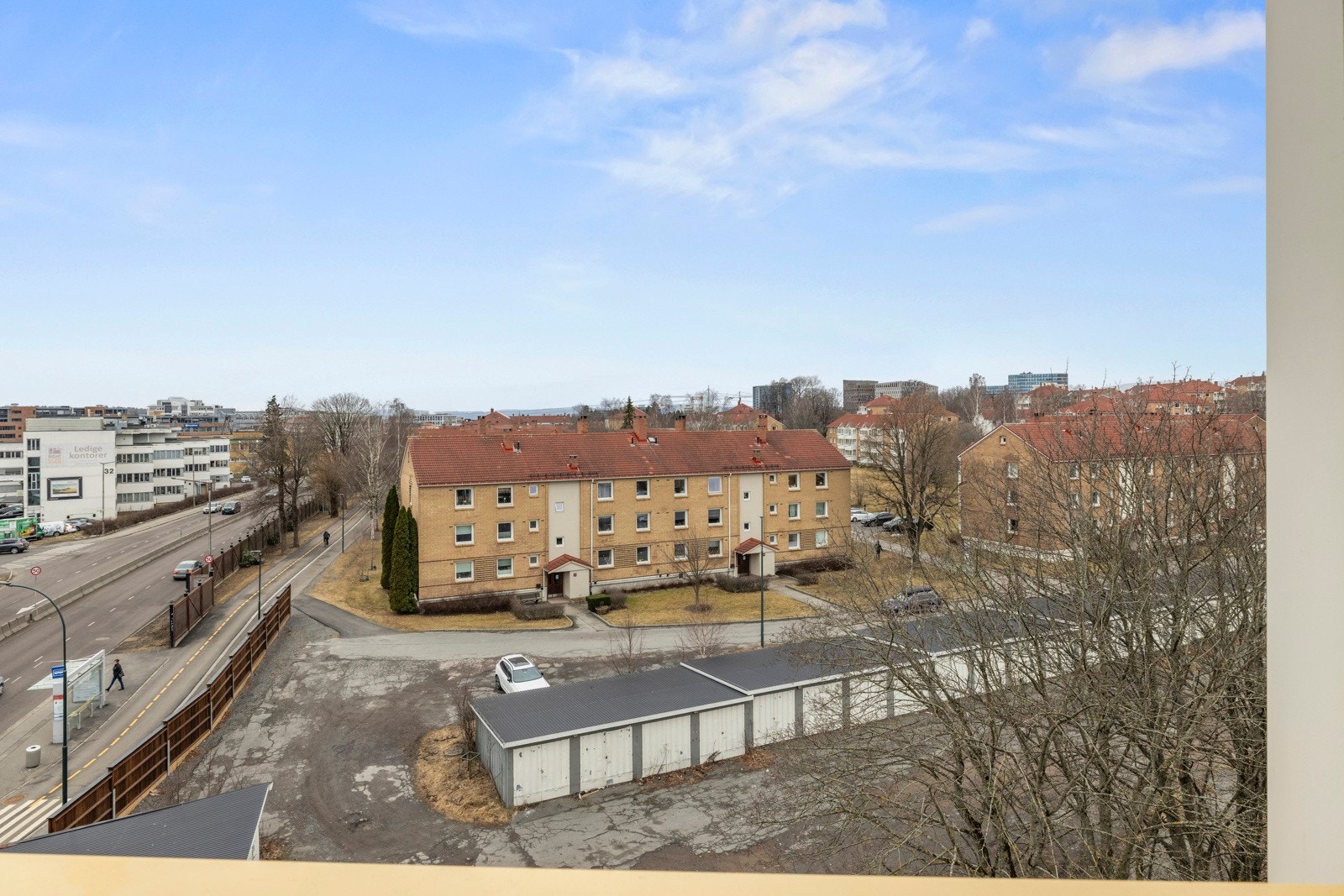 Utsyn fra balkongen Galleribilde