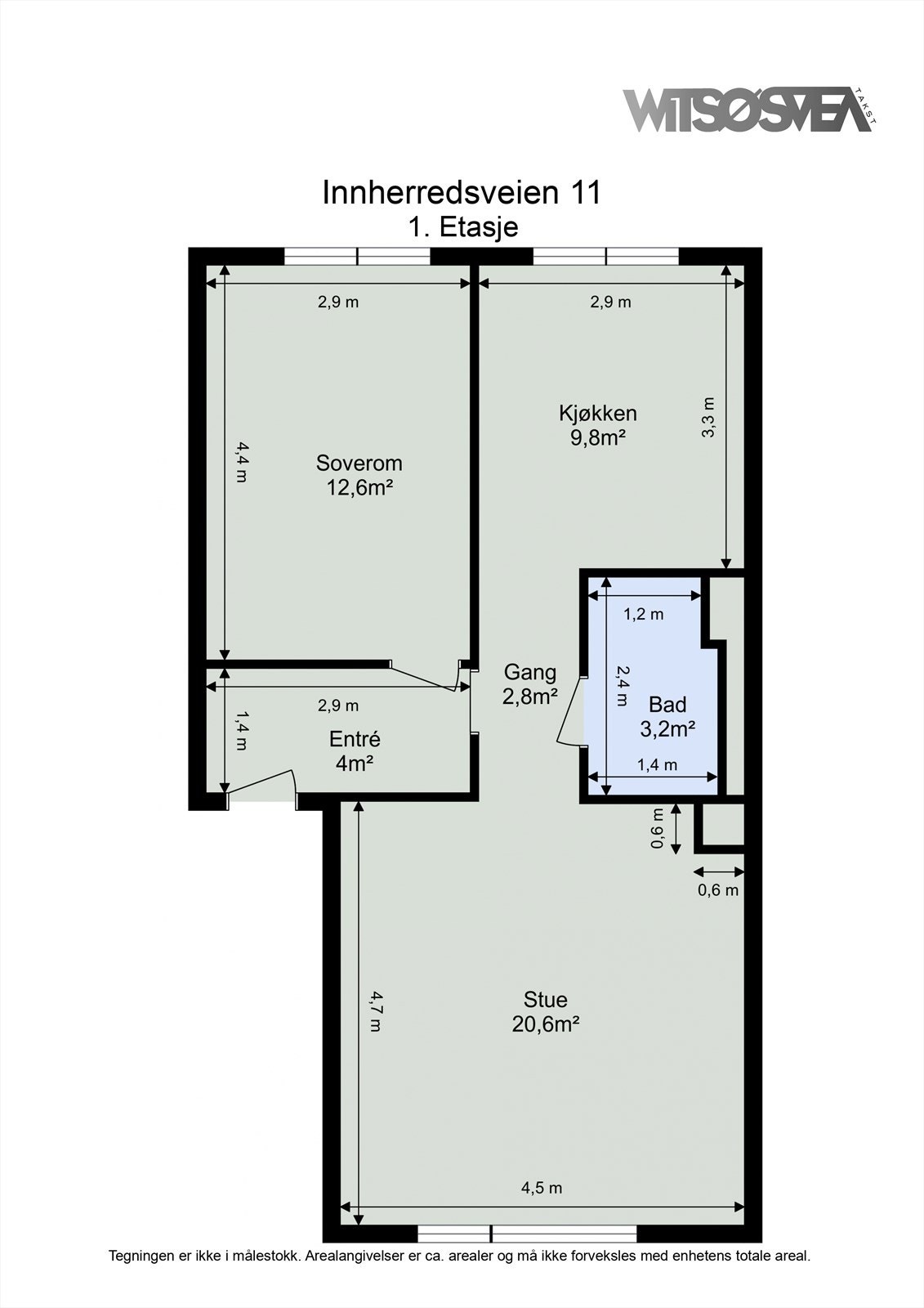 Planskisse. Galleribilde