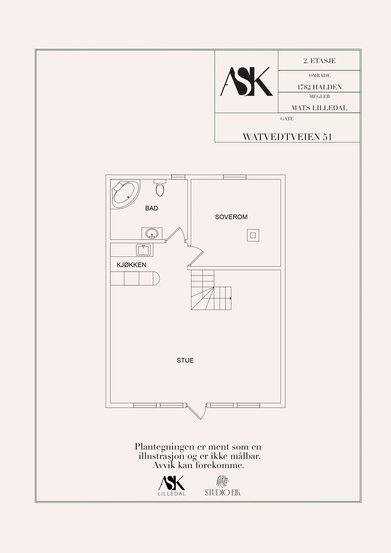 Plantegning 2. etasje. Galleribilde