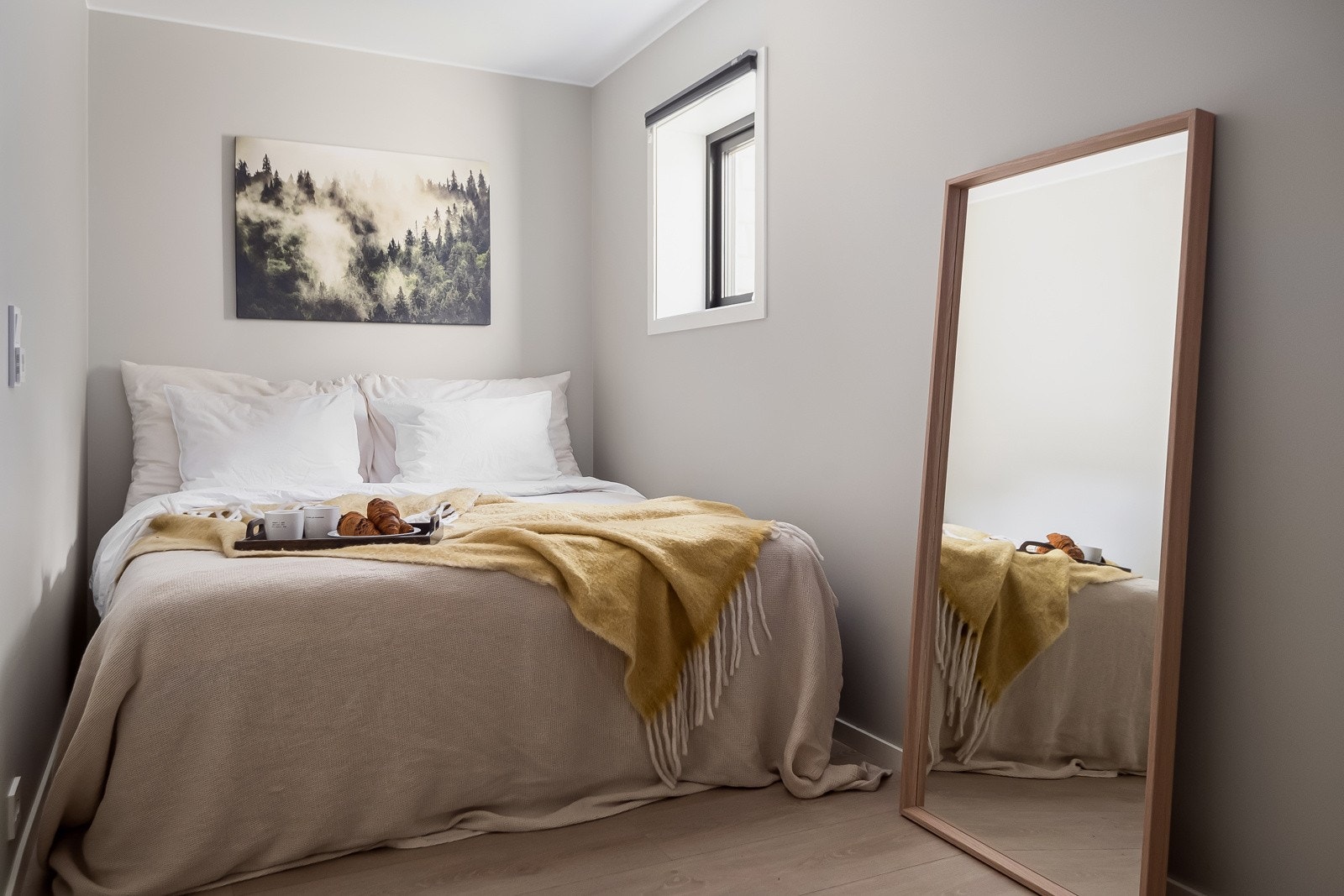 Kjelleren har også et stort soverom på 11 kvm. Galleribilde