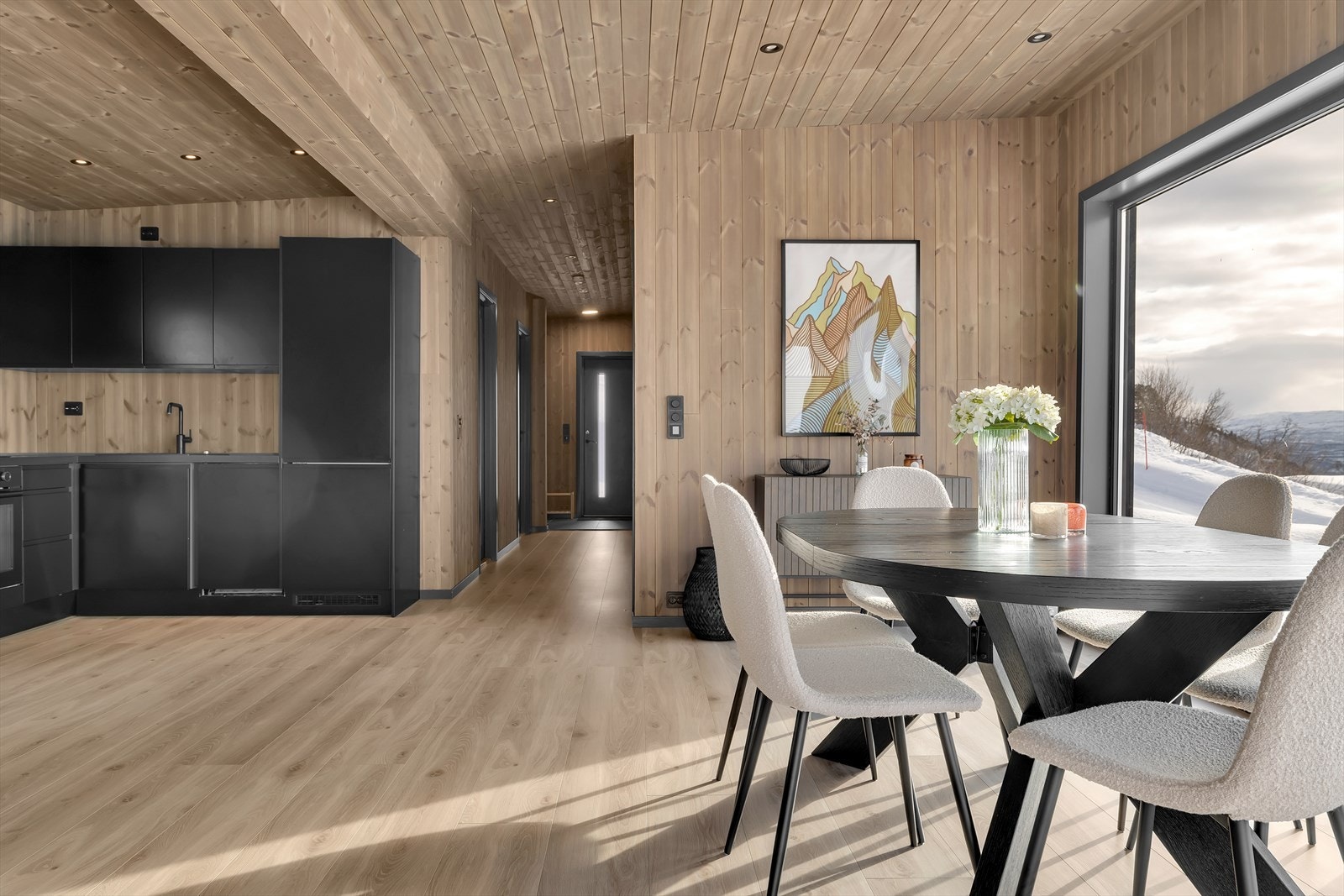 Fordelaktig planløsning med alt på 1 plan. Galleribilde