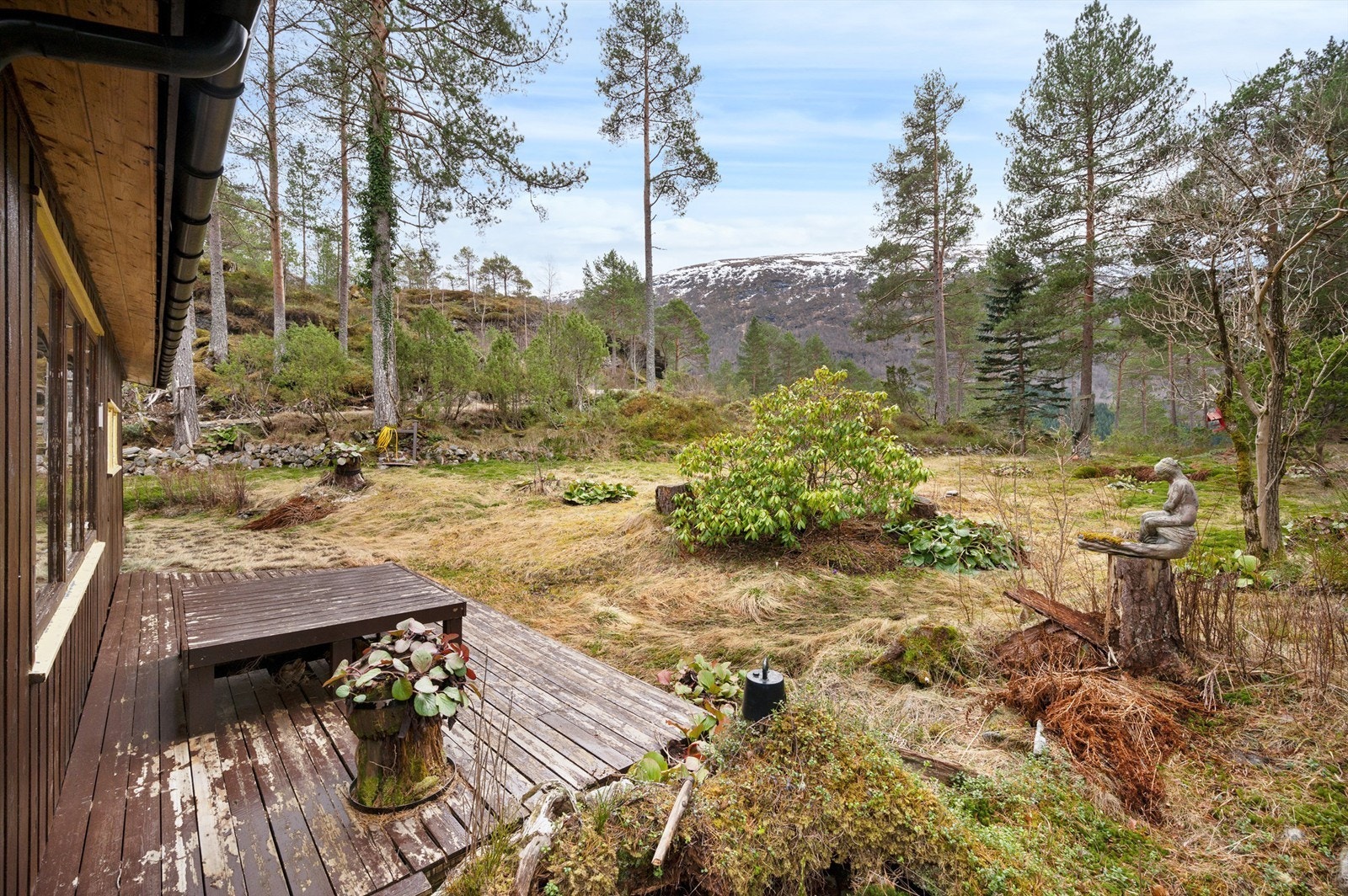 Bilvei helt frem til hytteveggen er en kvalitet verdt å trekke frem. Galleribilde