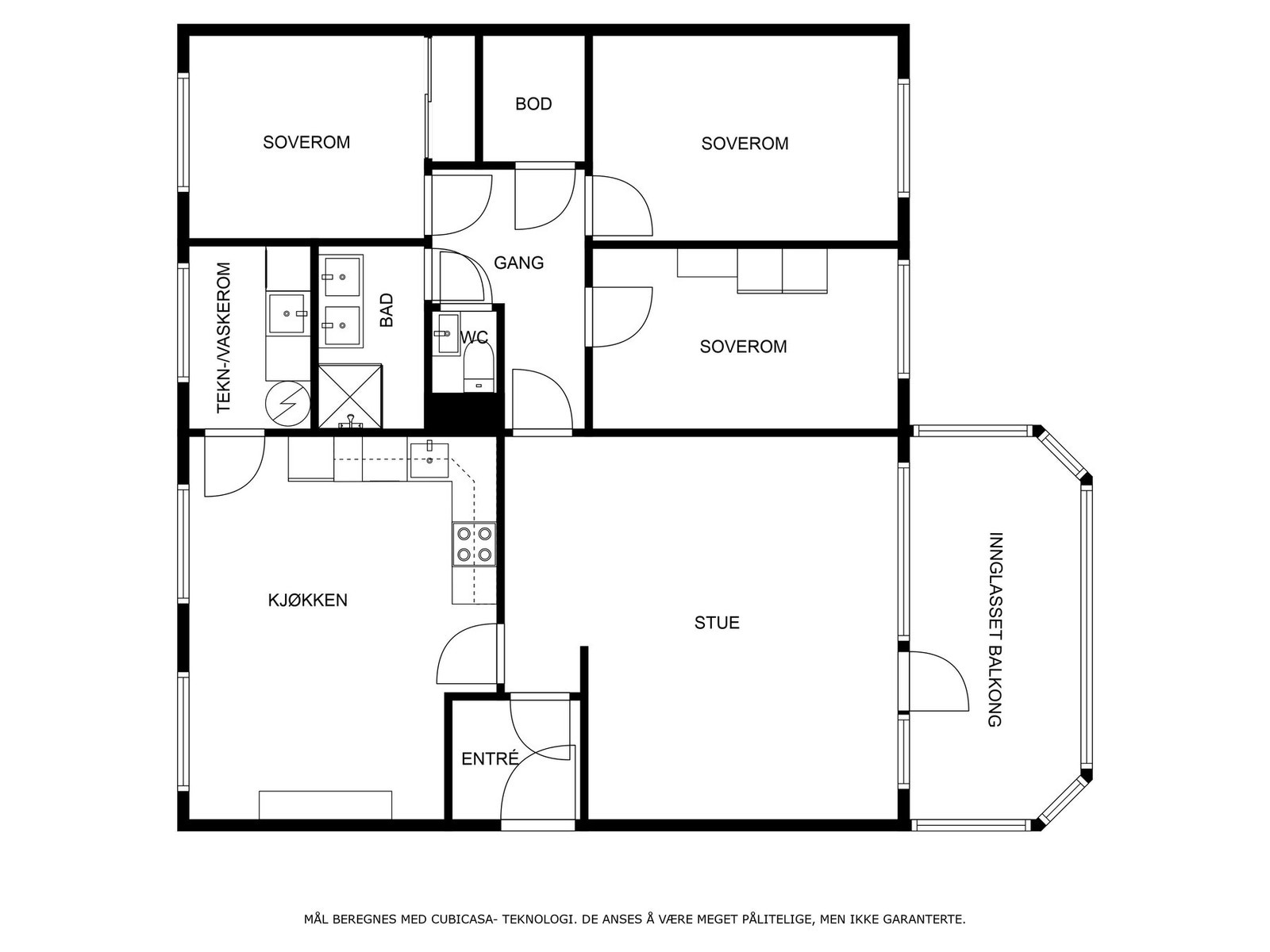 Veiledende plantegning Galleribilde