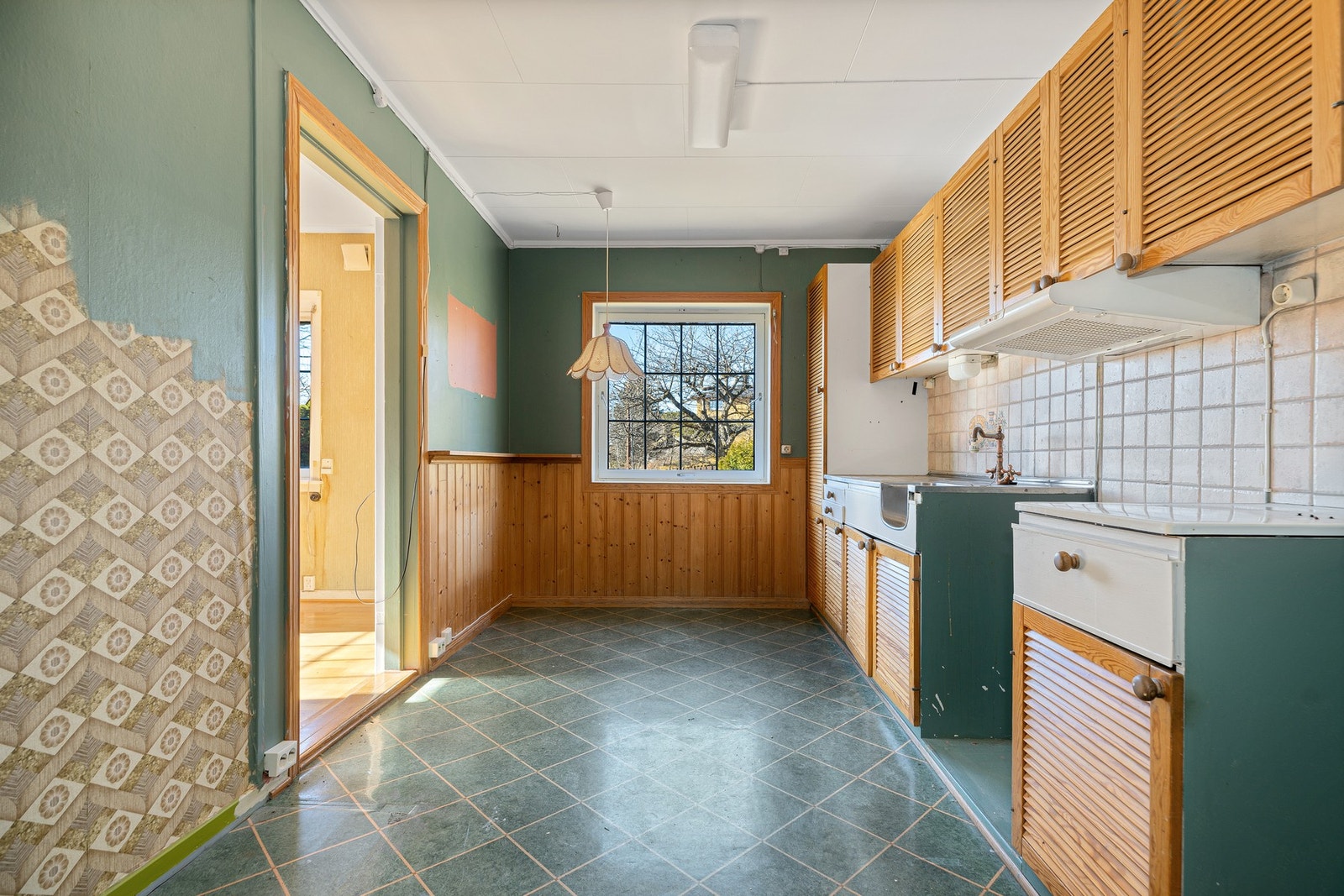 Kjøkken av eldre dato Galleribilde