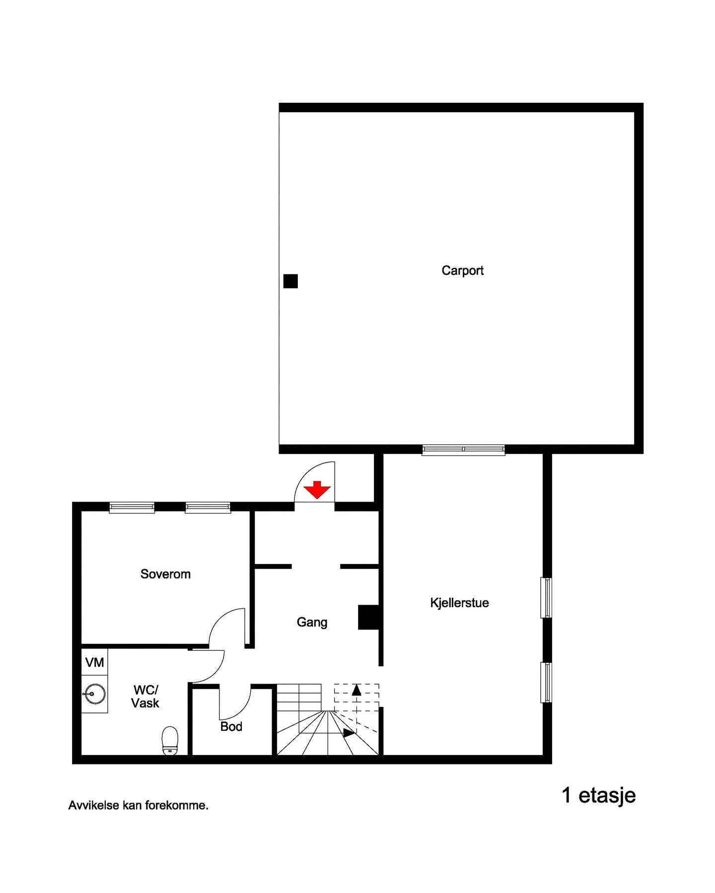 Plantegning Galleribilde