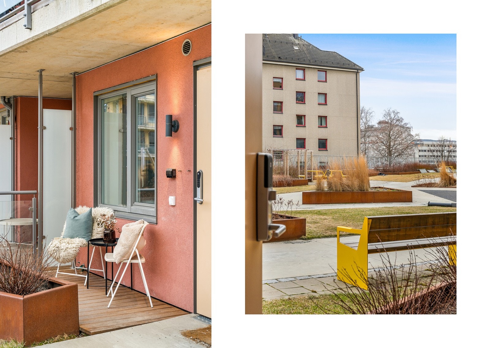 Det er nøkkelfri adgang med Yale Doorman. Galleribilde