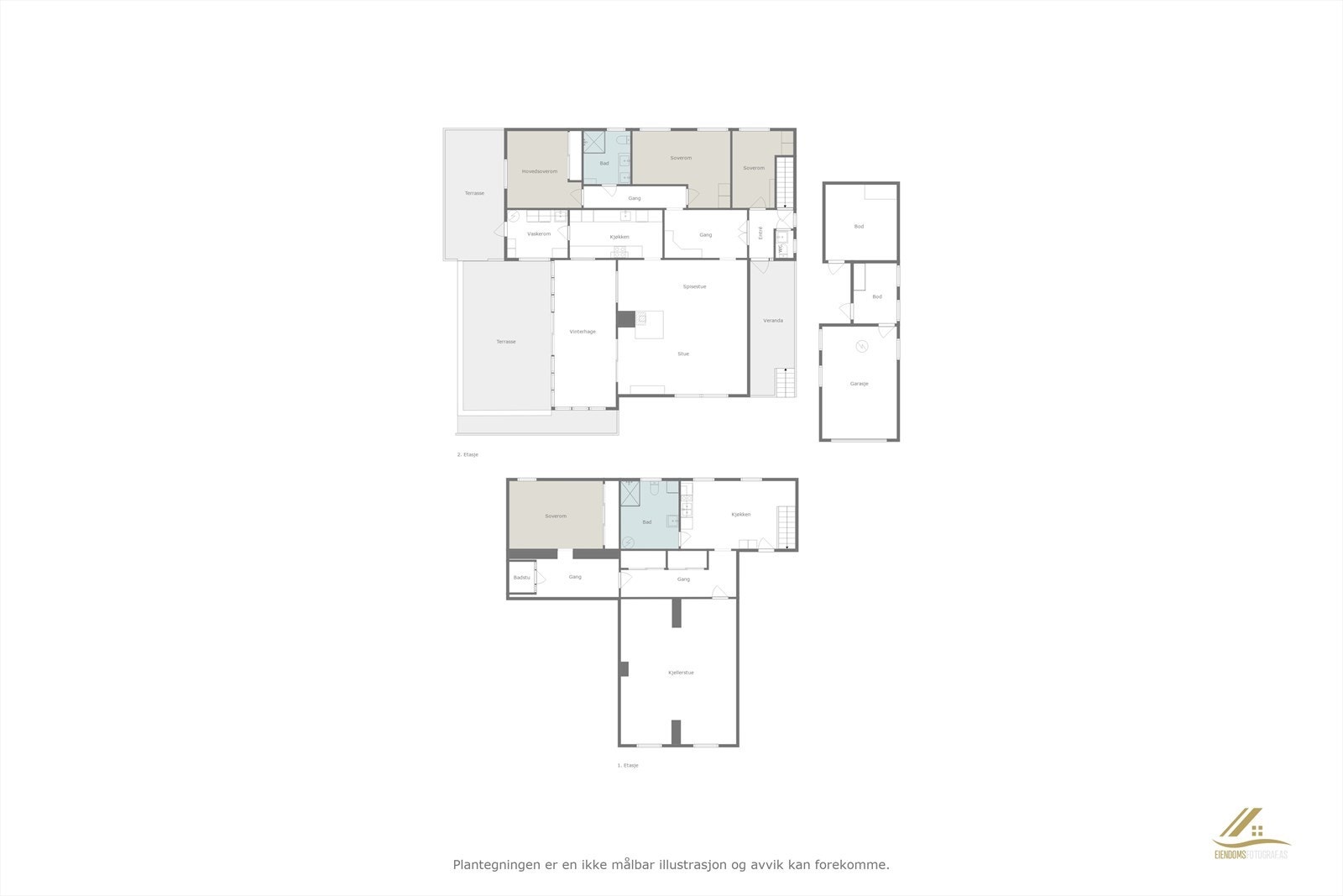 Plantegning Galleribilde
