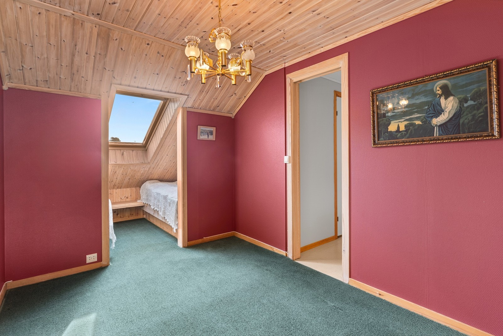 Innredet sovealkove i hovedsoverommet Galleribilde