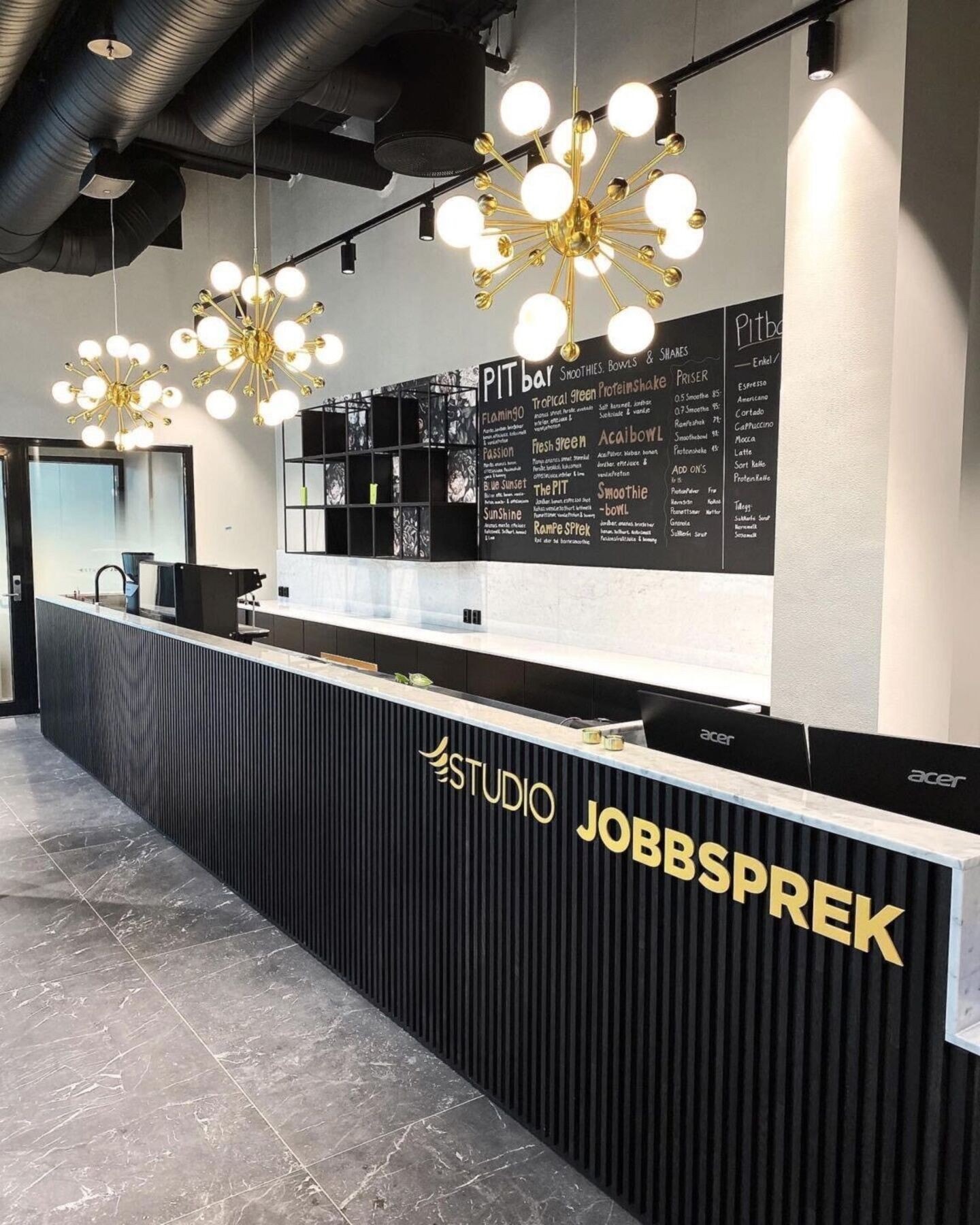 Studio Jobbsprek - Oslos kanskje aller fineste fineste treningssenter ligger på Økern Portal. Galleribilde