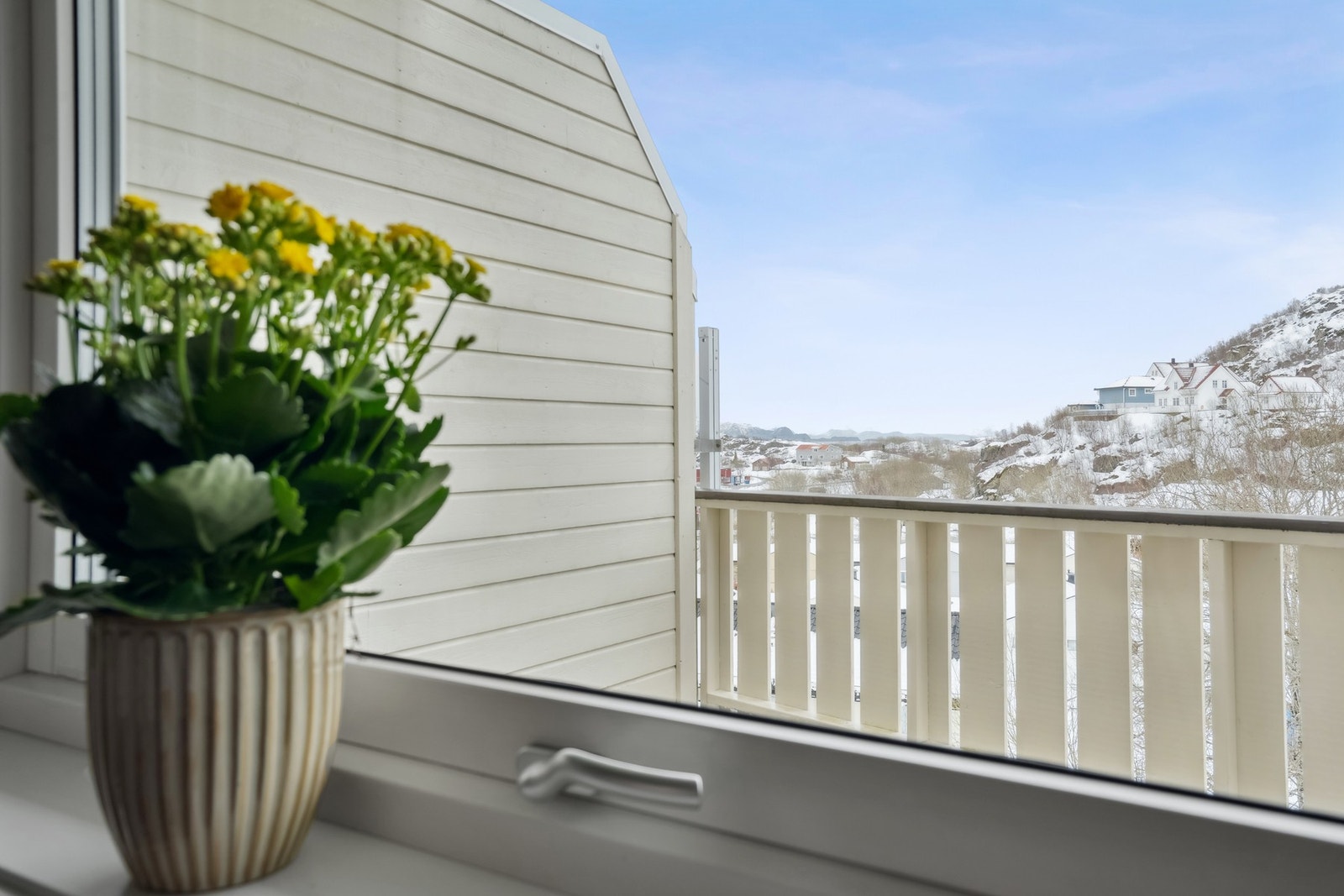 Utsikt fra kjøkkenvindu. Galleribilde