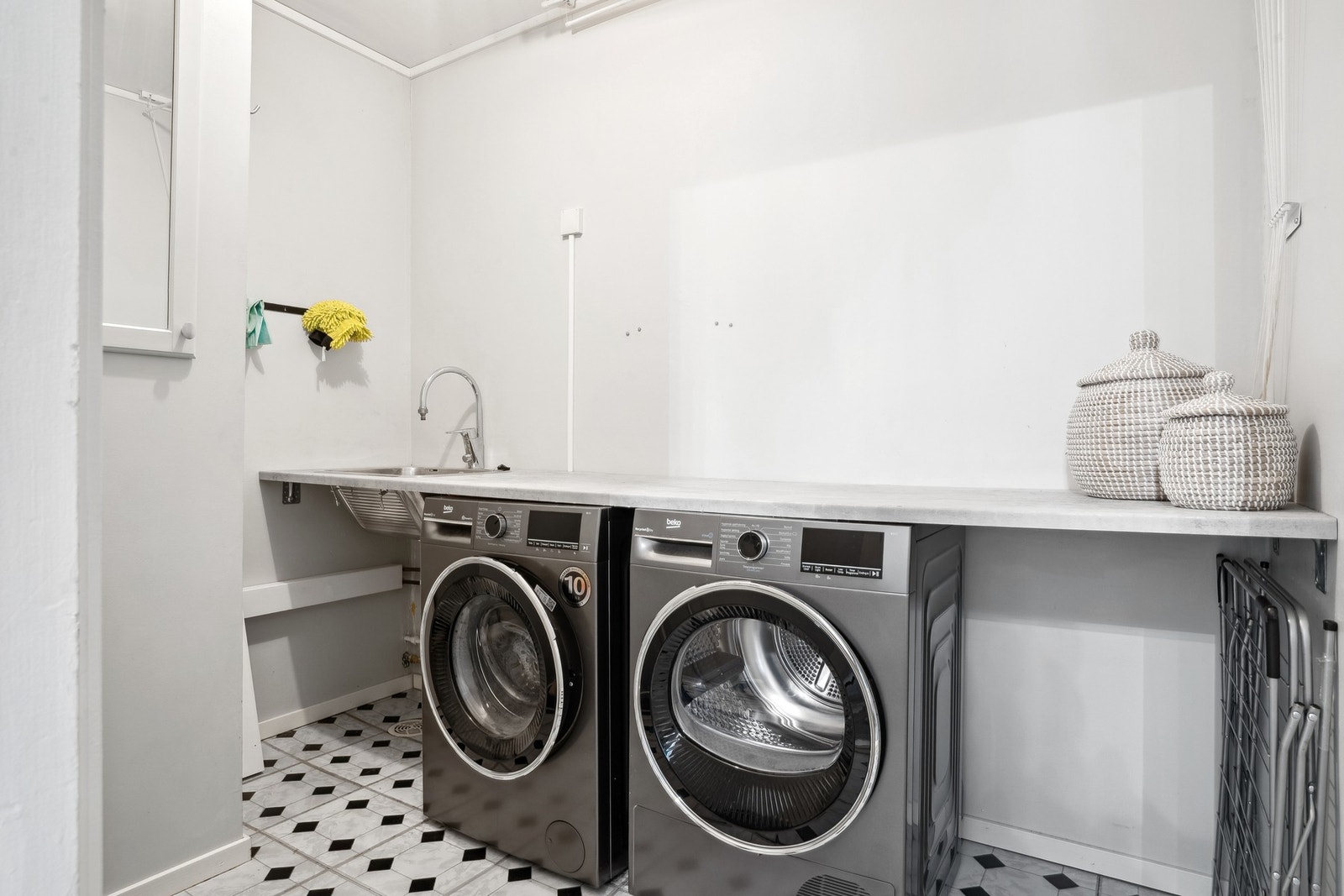 Vaskerommet ligger adskilt fra badet. Galleribilde