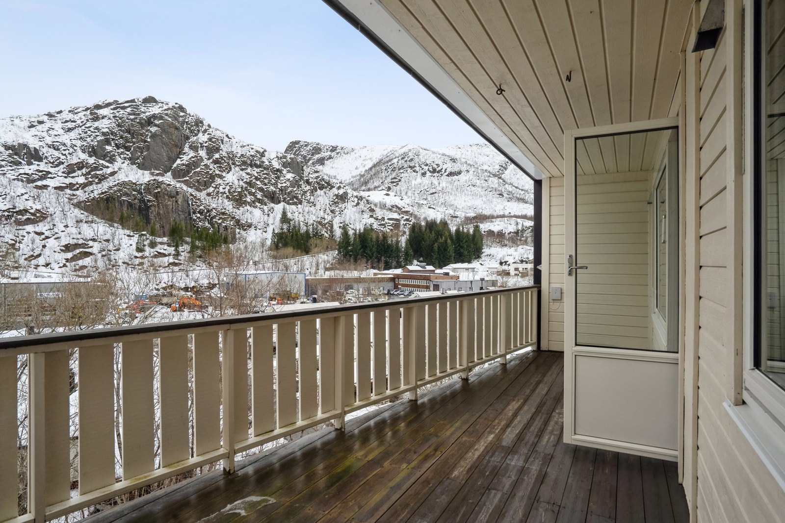 Verandaen er overbygd. Galleribilde