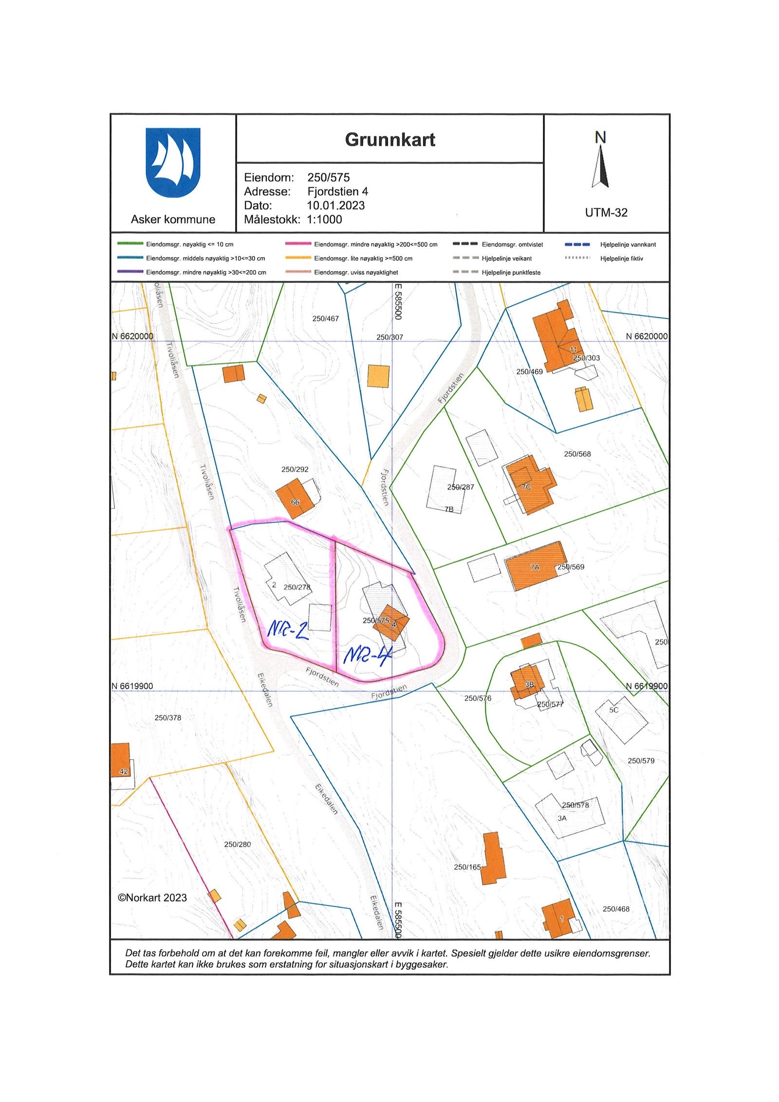 Tomtekart. Galleribilde