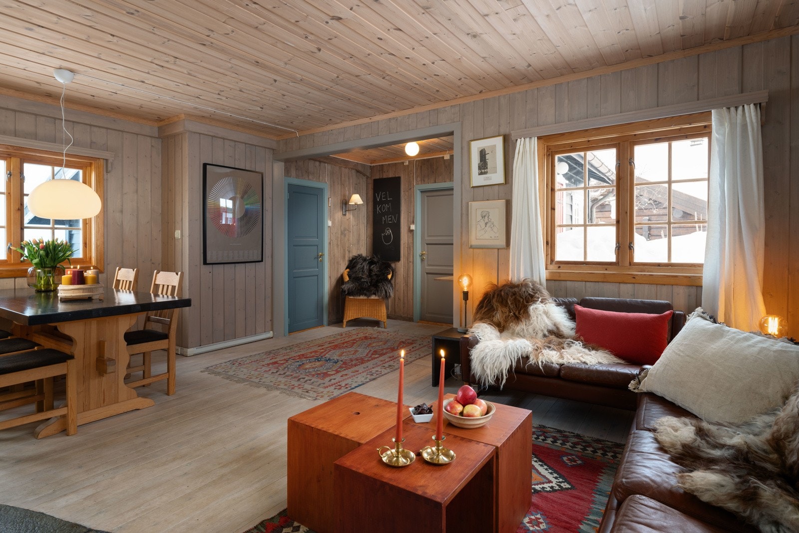 Her er det lett å finne roen etter en dag ute i den friske fjelluften Galleribilde