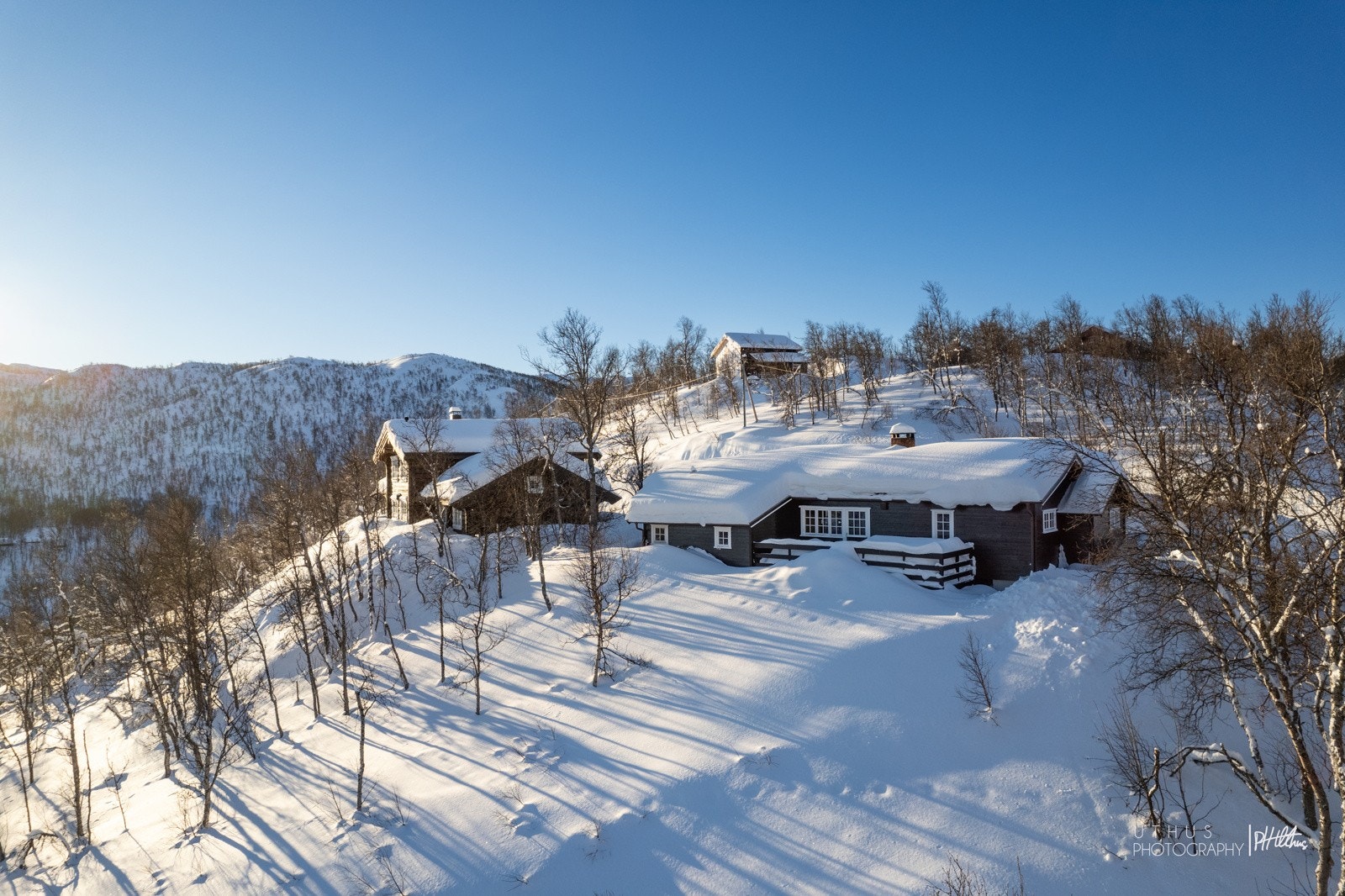Hytten har solrik og flott beliggenhet i Såballie, mellom Geilo og Ustaoset Galleribilde