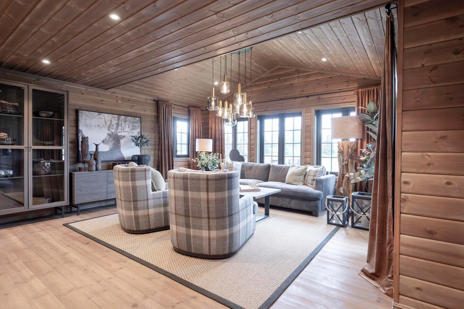 Foto fra visningshytte Rondablikk 100 på Hellerudsletta Galleribilde