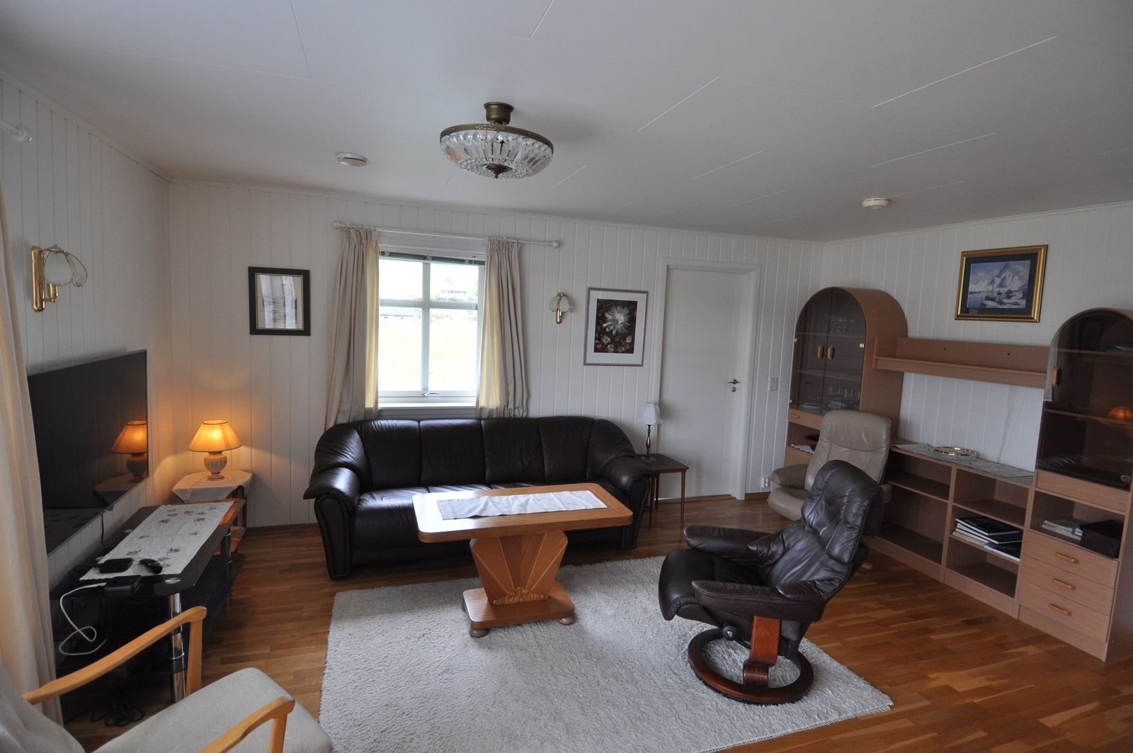 Stuen har mange innredningsmuligheter. Galleribilde