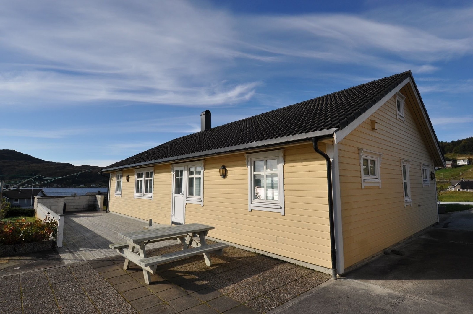 Bilde tatt fra sør til nord mot huset. Galleribilde