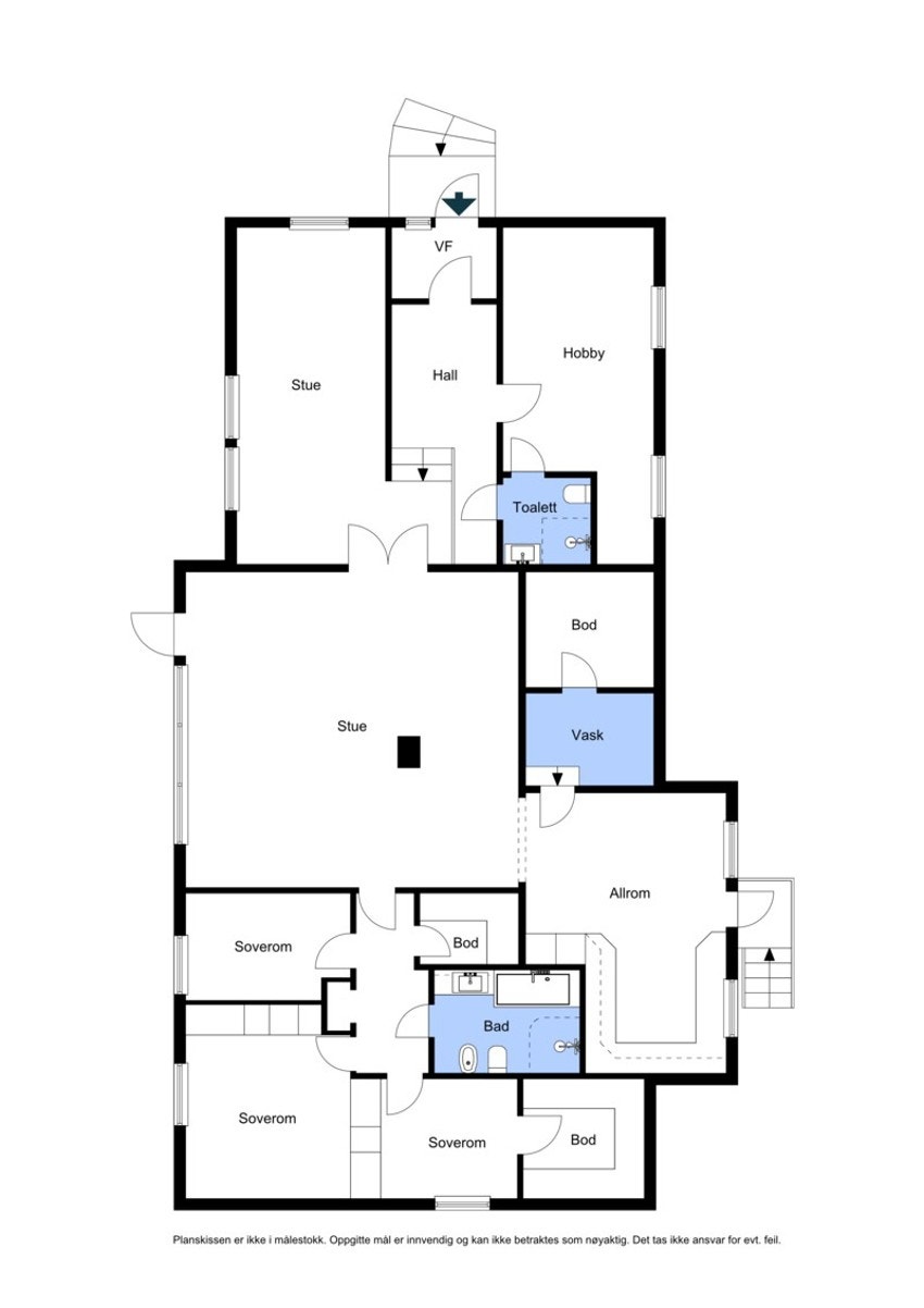 Plantegning Galleribilde