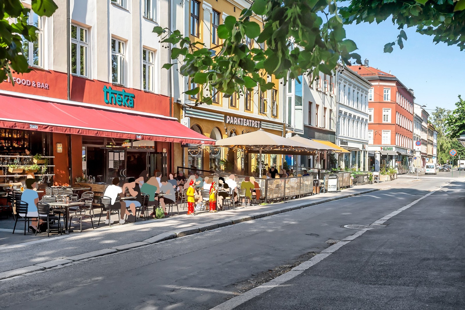 Kort vei til det yrende livet på Grünerløkka Galleribilde