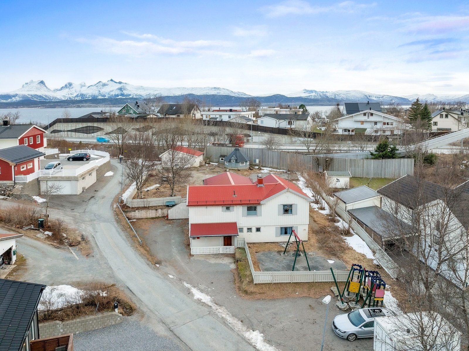 Det er et rolig område som er skjermet for støy fra trafikken. Galleribilde