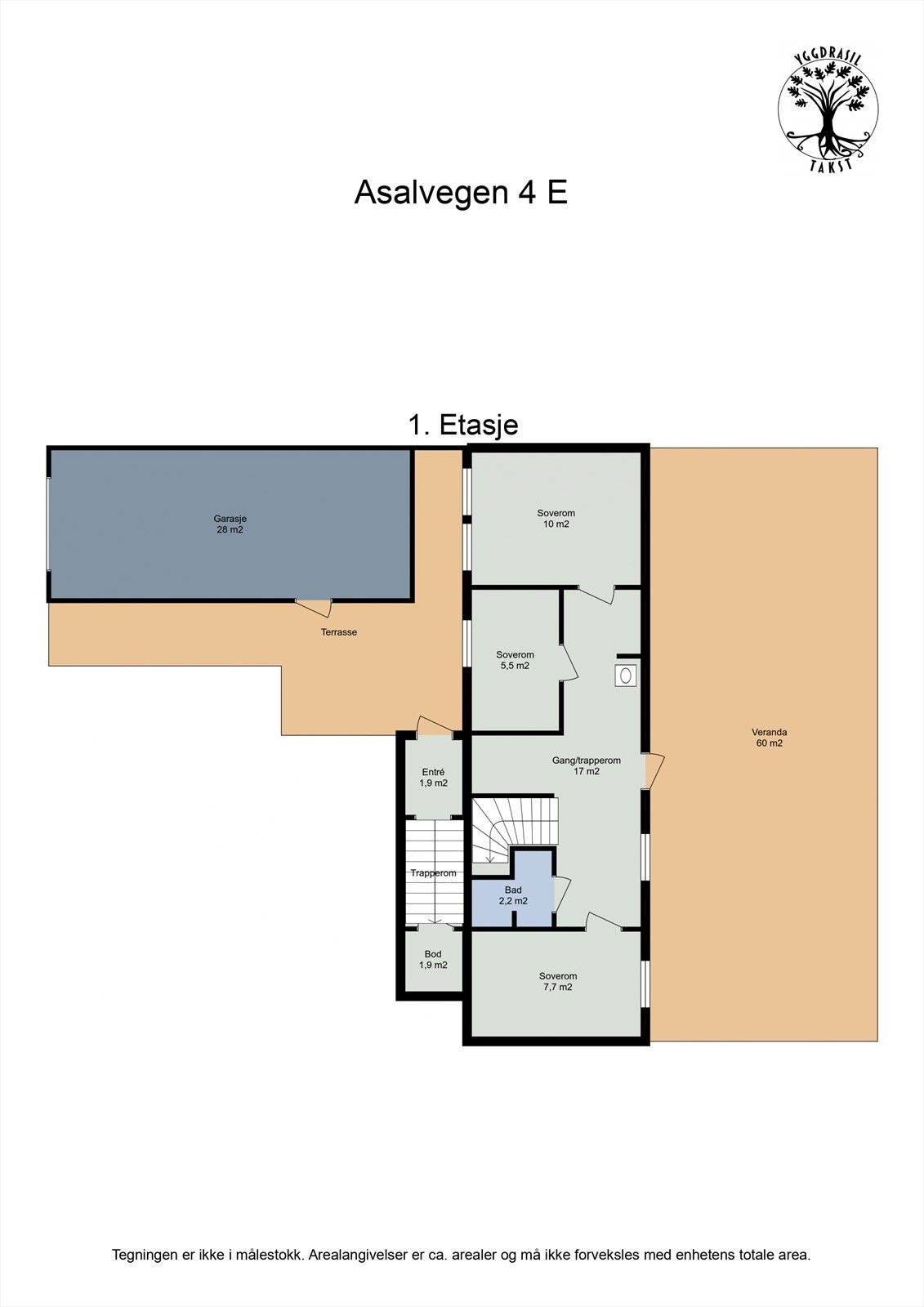 Planskisse 1.etasje Galleribilde