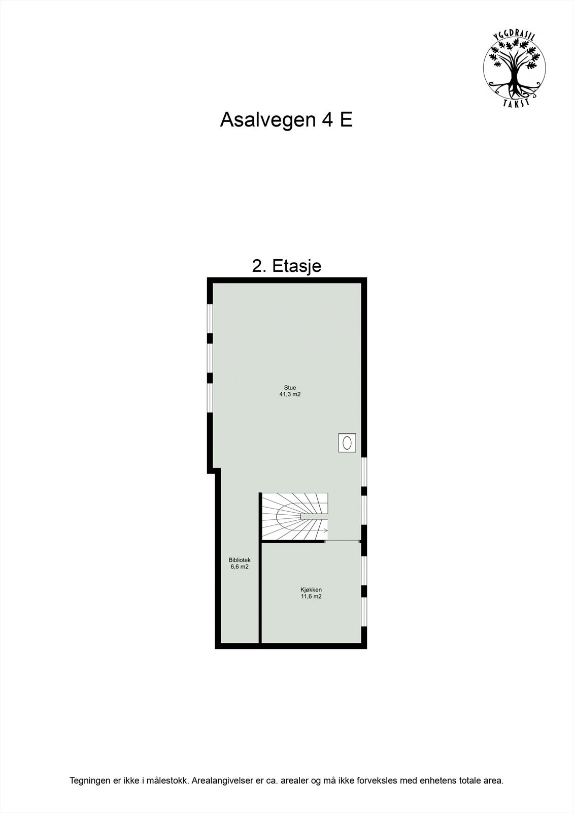 Planskisse 2.etasje Galleribilde