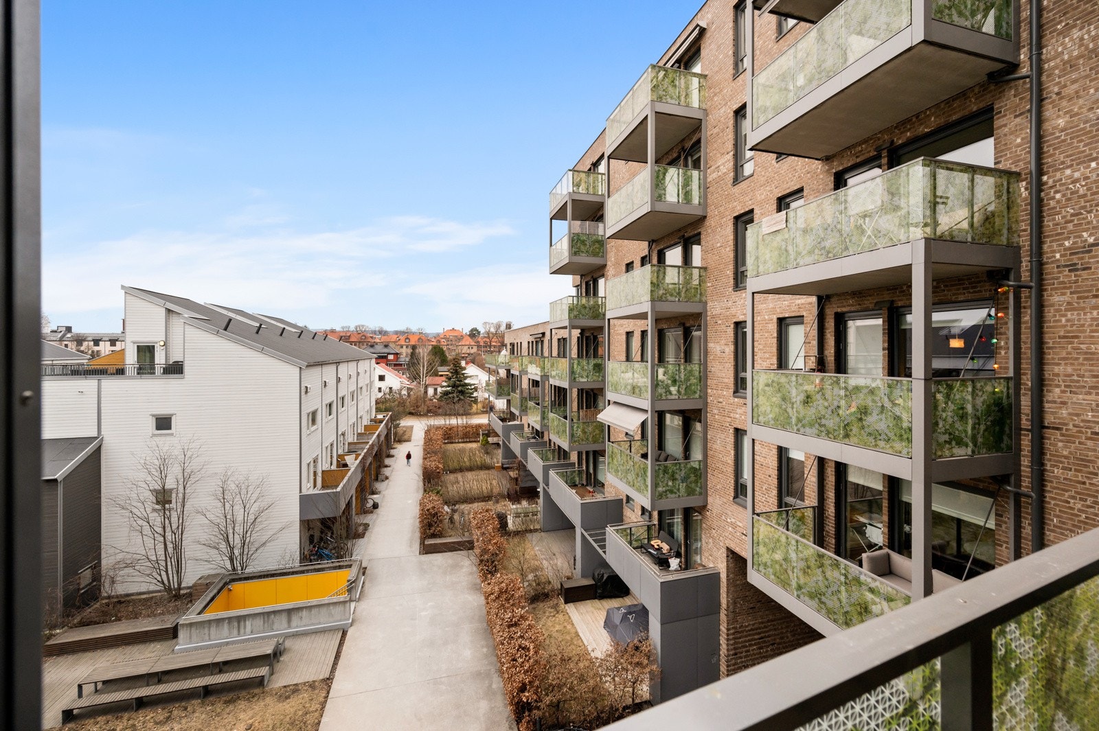 Balkongens utsikt Galleribilde