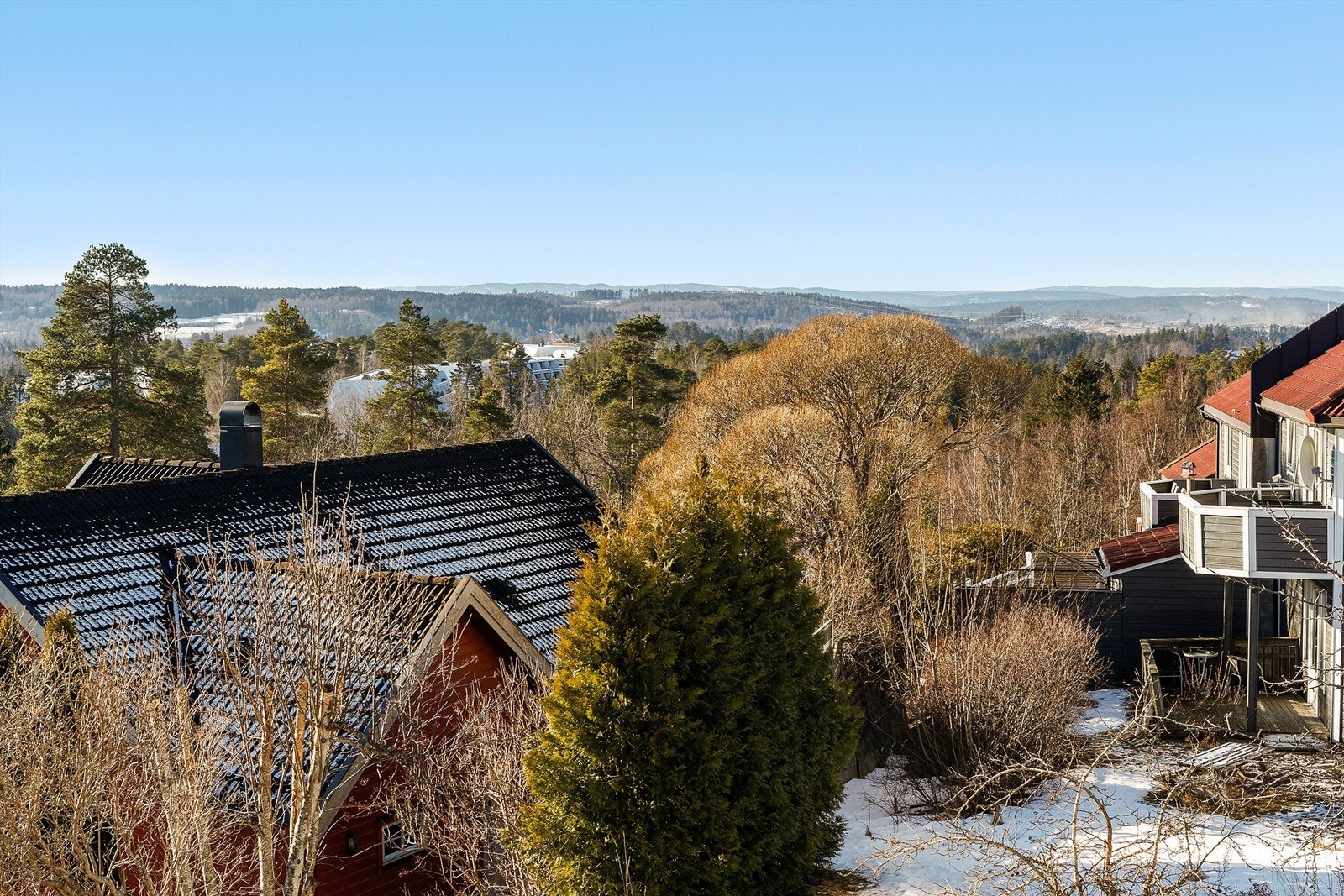 Utsikt fra verandaen Galleribilde