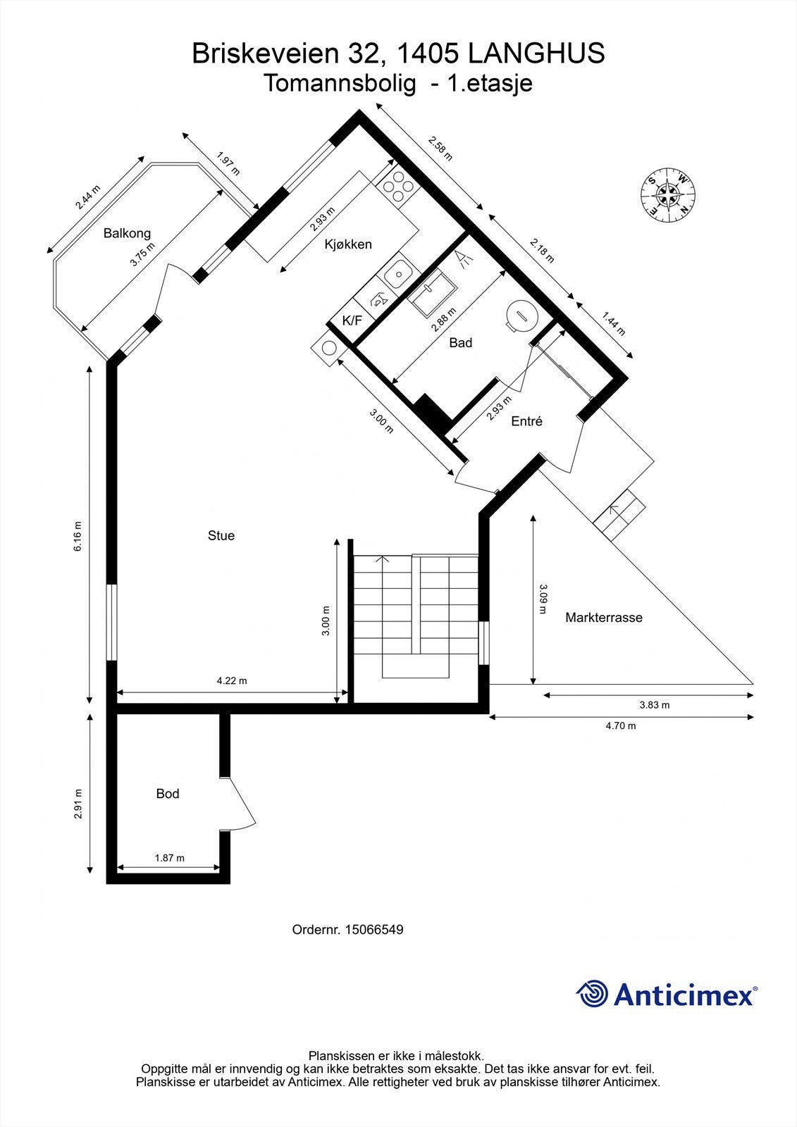 Plantegning - 1. etasje Galleribilde