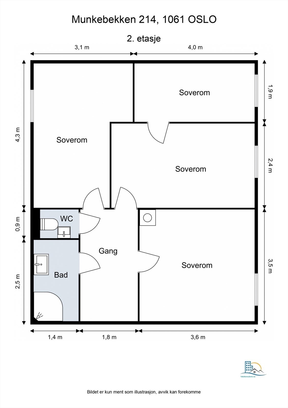 Plantegning Galleribilde