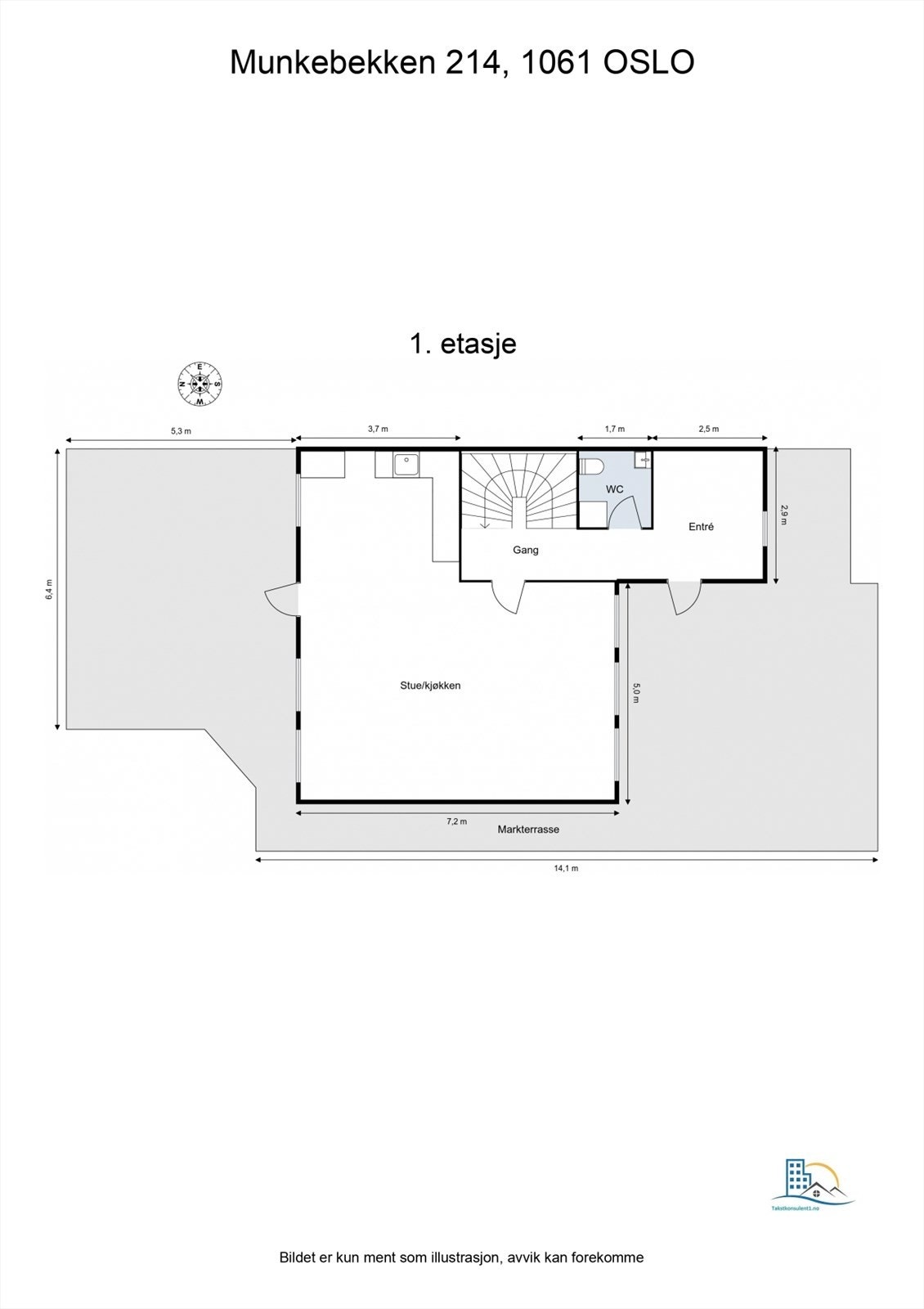 Plantegning Galleribilde