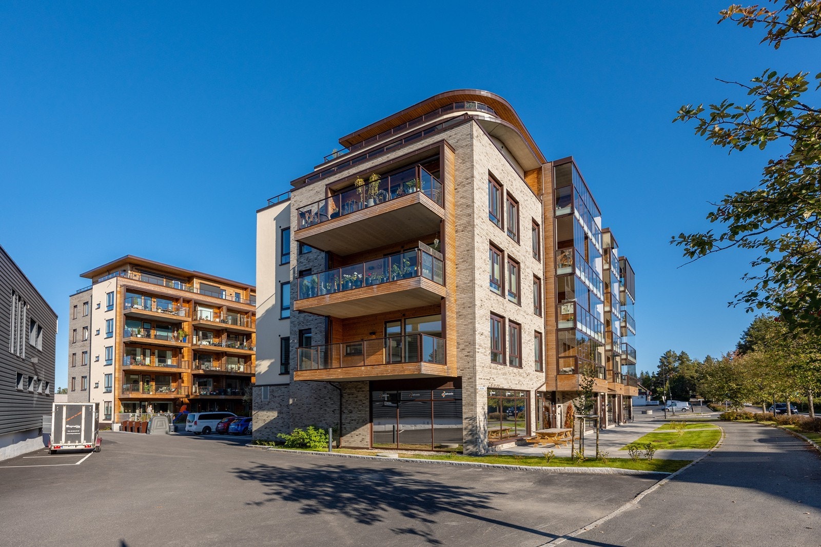 Fellesarealene er pent opparbeidet Galleribilde