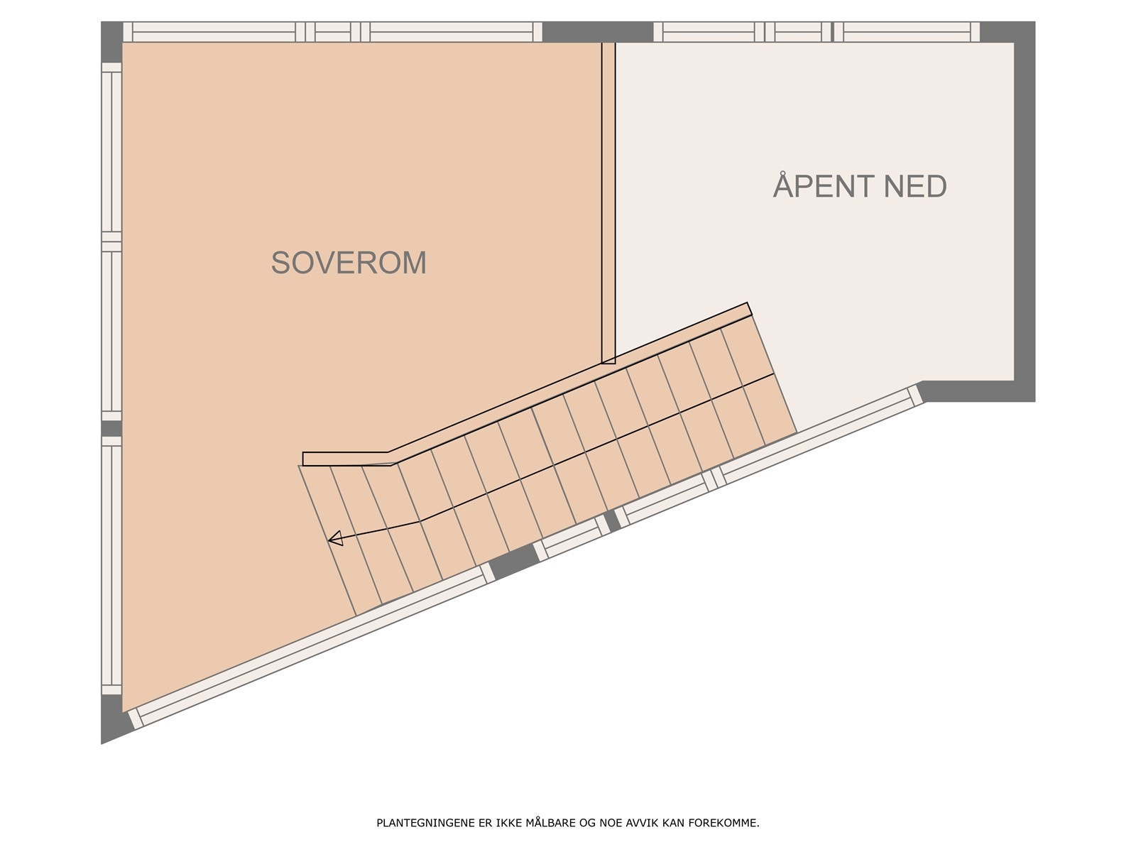 Hemsen brukes idag som et soverom Galleribilde