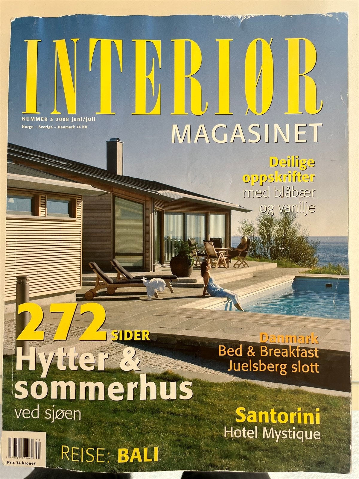 Eiendommen prydet forsiden og ble presentert i INTERIØR magasinet i 2008. Galleribilde