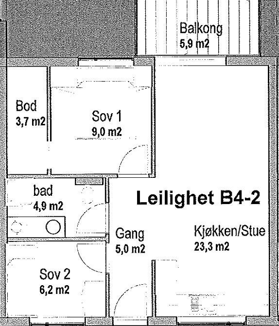 Plantegning Galleribilde