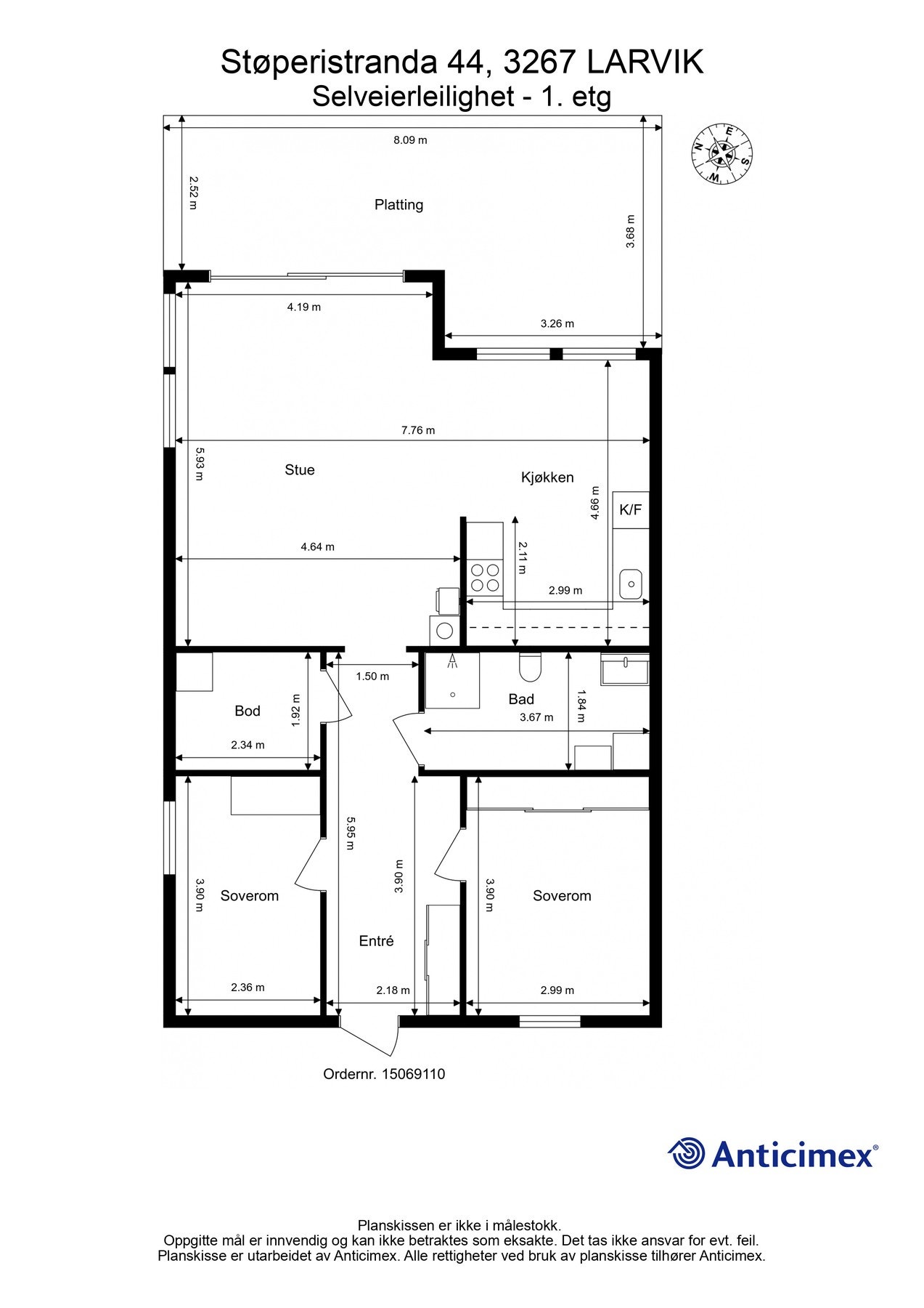 Plantegning. Galleribilde
