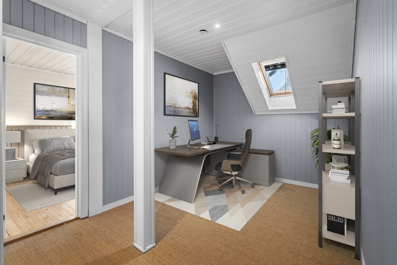 Gang i 2.etasje med adkomst til soverom Galleribilde