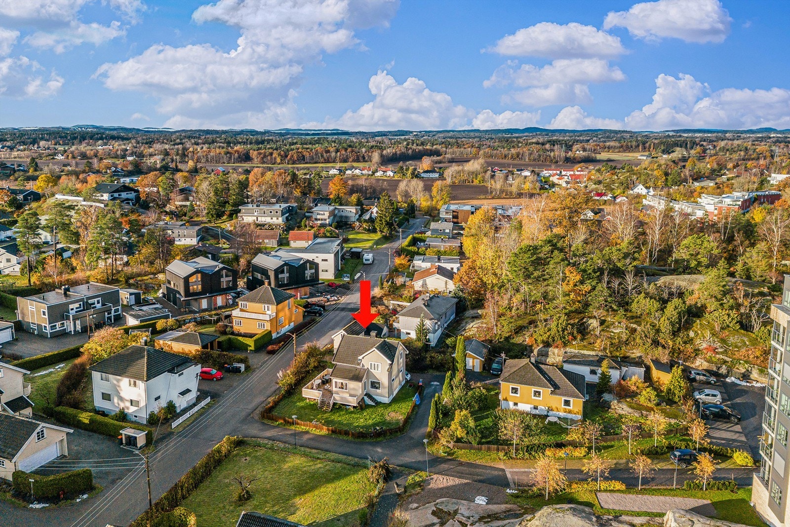 Populært beliggende enebolig på Lystad/Ranvik Galleribilde
