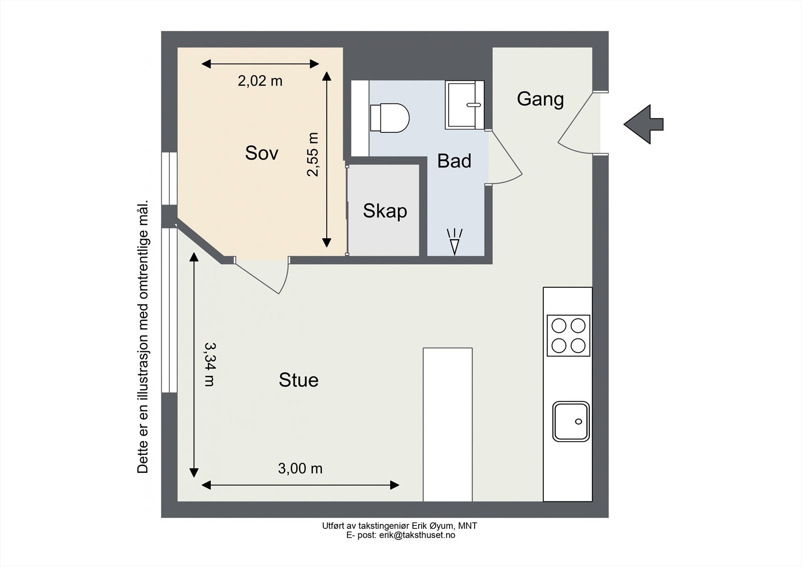 Plantegning Galleribilde