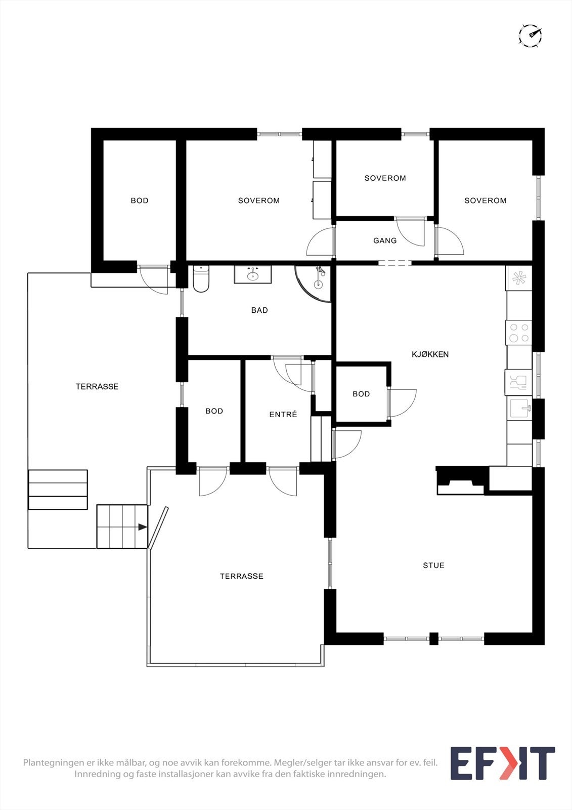 Plantegninger - 1. etasje Galleribilde