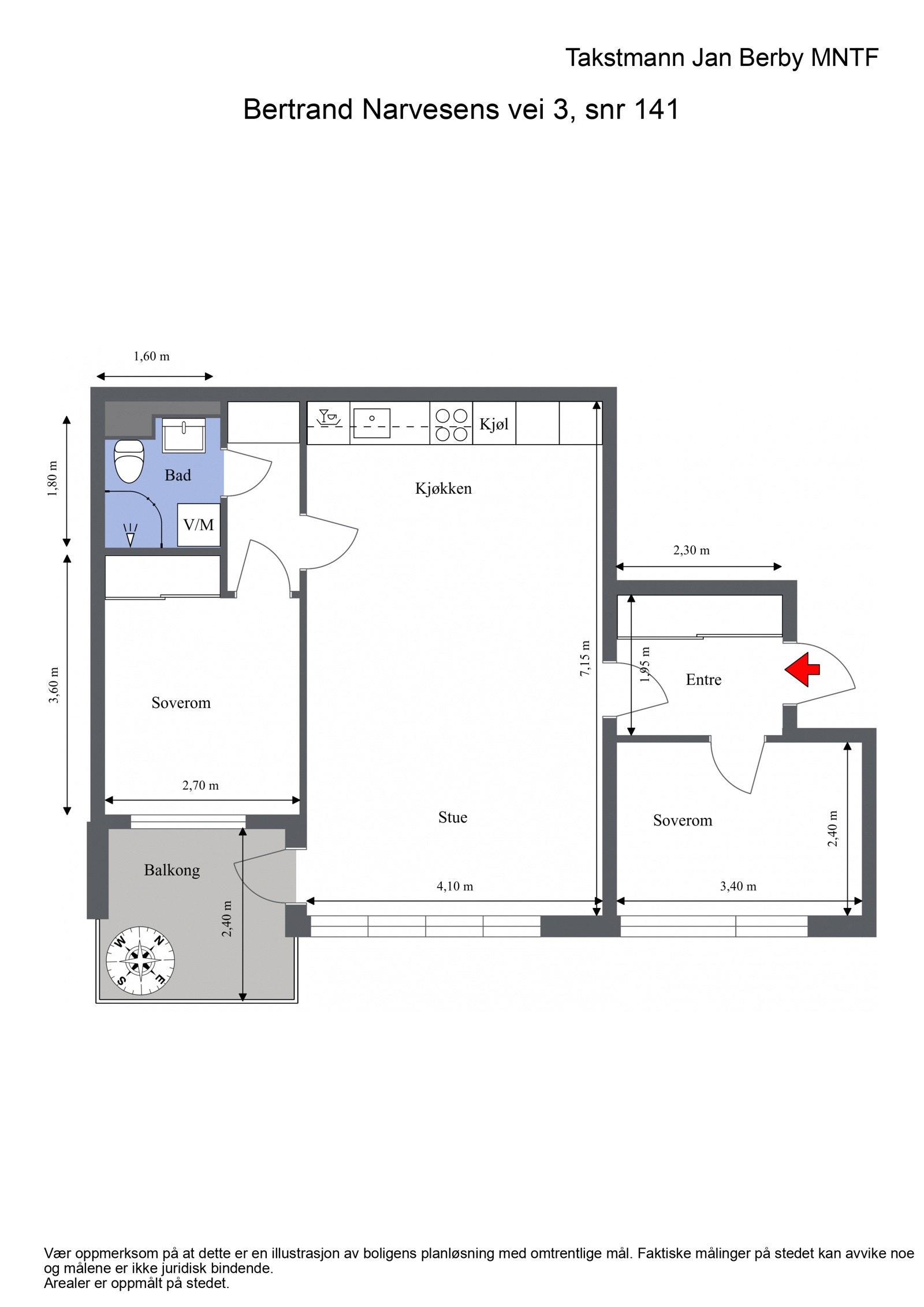 Plantegning Galleribilde