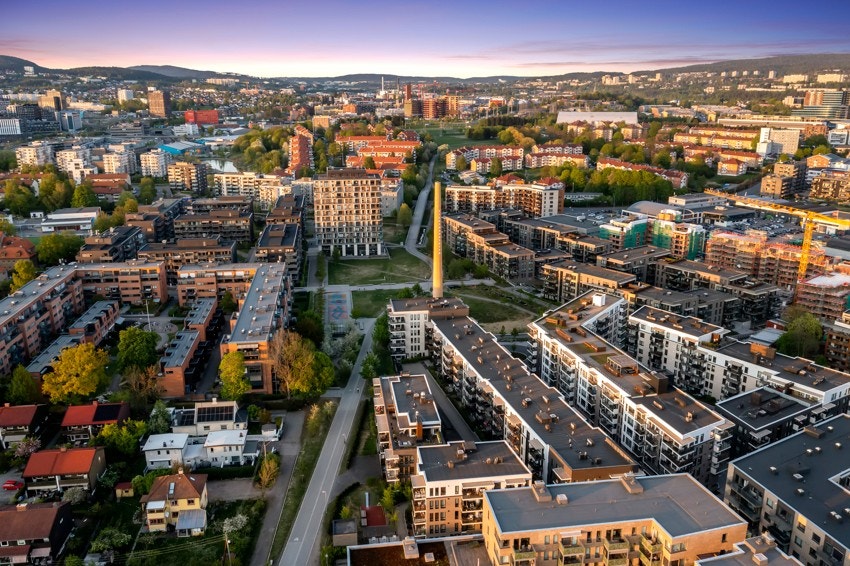 Området har vært gjennom en omfattende transformasjon de senere år, og har blitt et svert attraktivt området Galleribilde