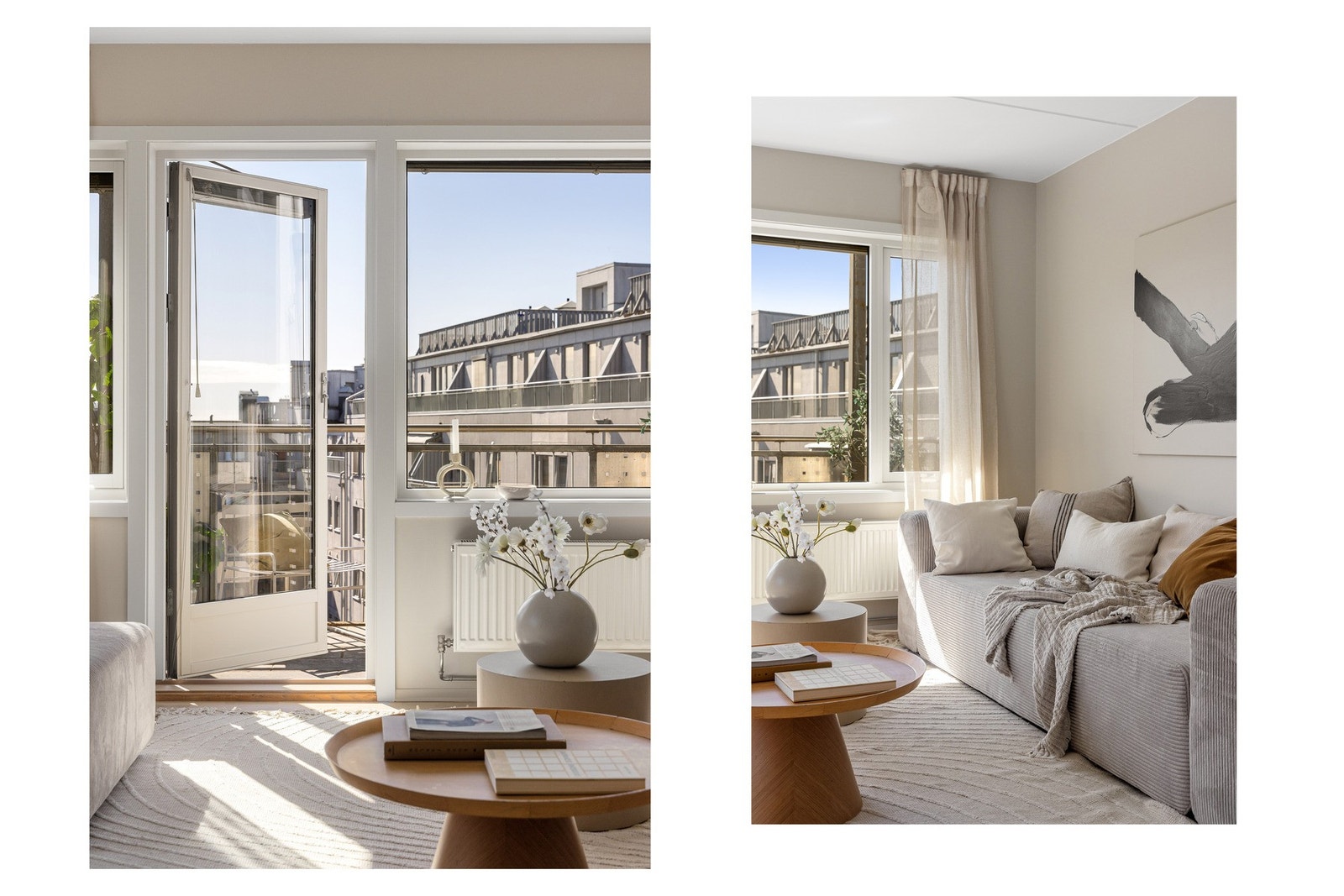 Som endeleilighet nyter boligen godt av store vindusflater som slipper inn rikelig med naturlig lys fra to himmelretninger. Galleribilde