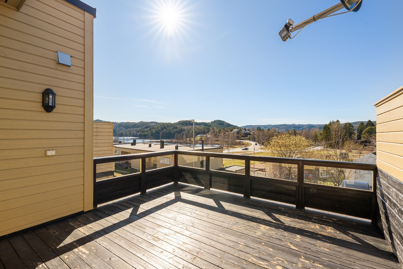 Terrasse med fin utsikt Galleribilde